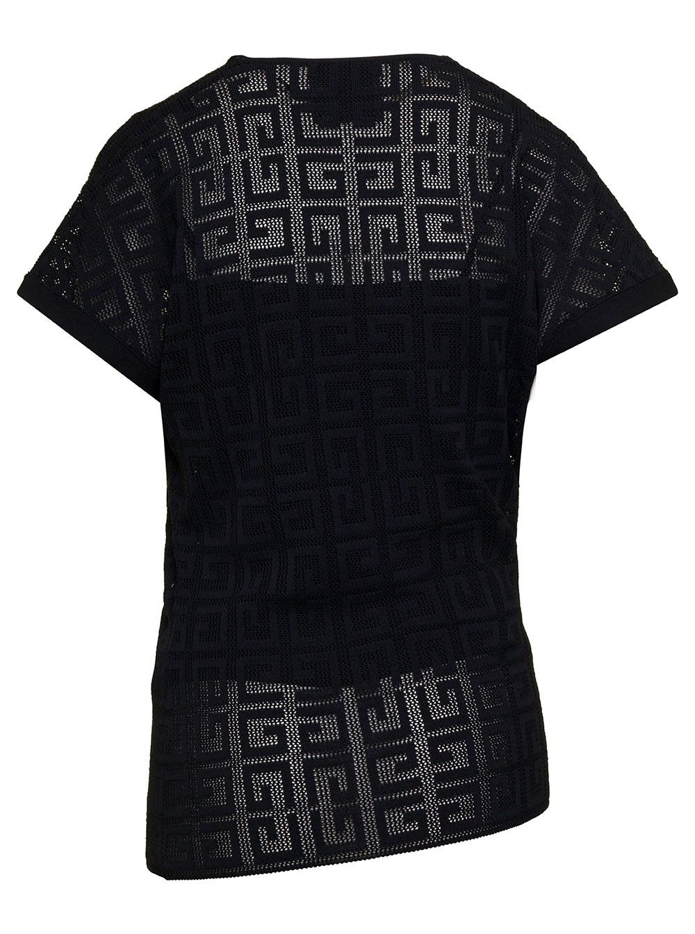 Givenchy Black Top with Draped Neckline in Viscose Woman Size M / US 6-8 / IT 42-44 - 2 Thumbnail