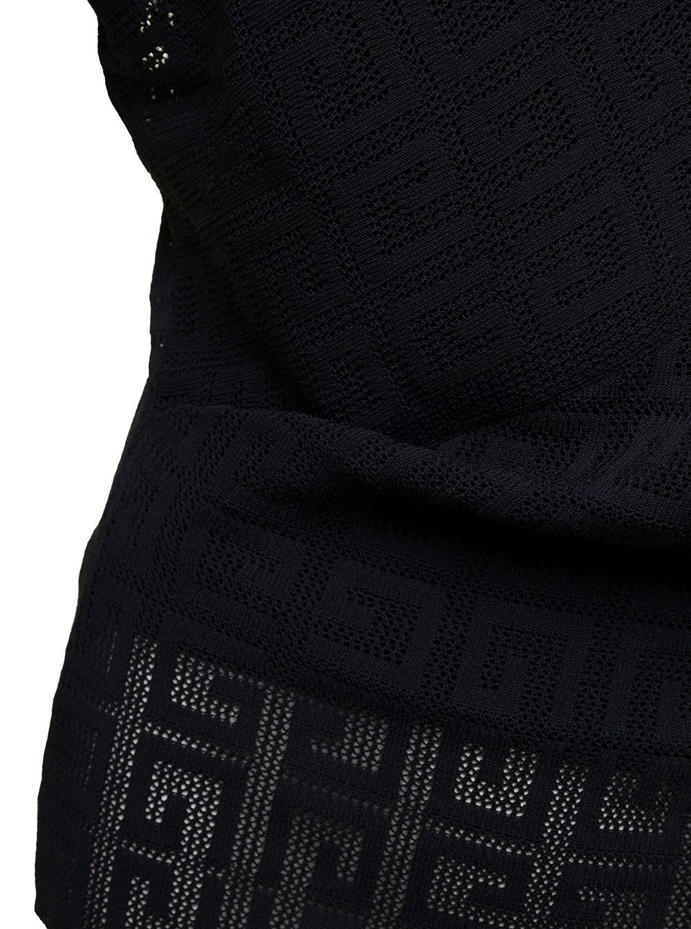 Givenchy Black Top with Draped Neckline in Viscose Woman Size M / US 6-8 / IT 42-44 - 3 Thumbnail