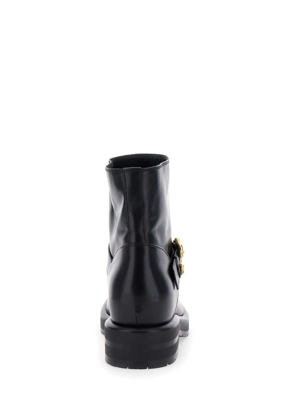 Chloe 'Coddington' Black Ankle Boots with Paddington Buckle in Leather Woman Size US 7.5 / IT 37.5 - 4 Thumbnail