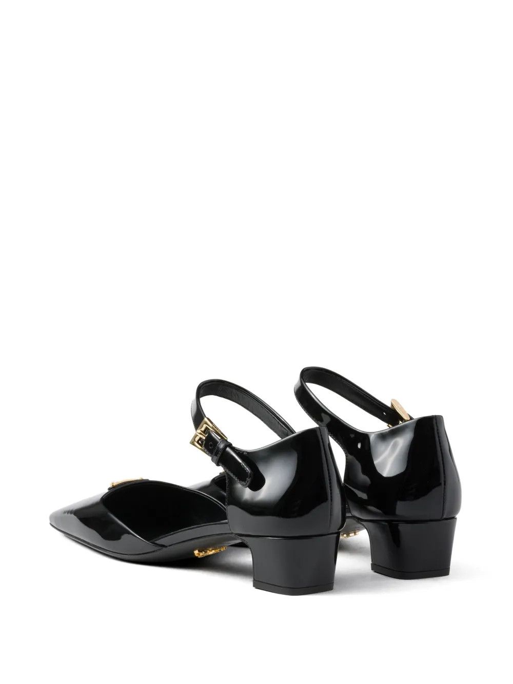 Prada 35mm patent-leather pumps in black Size US 10 / IT 40 - 4 Thumbnail