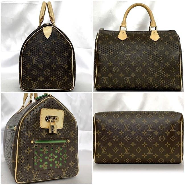 Louis Vuitton LOUIS VUITTON Handbag Brown Cotton Size ONE SIZE - 2 Thumbnail