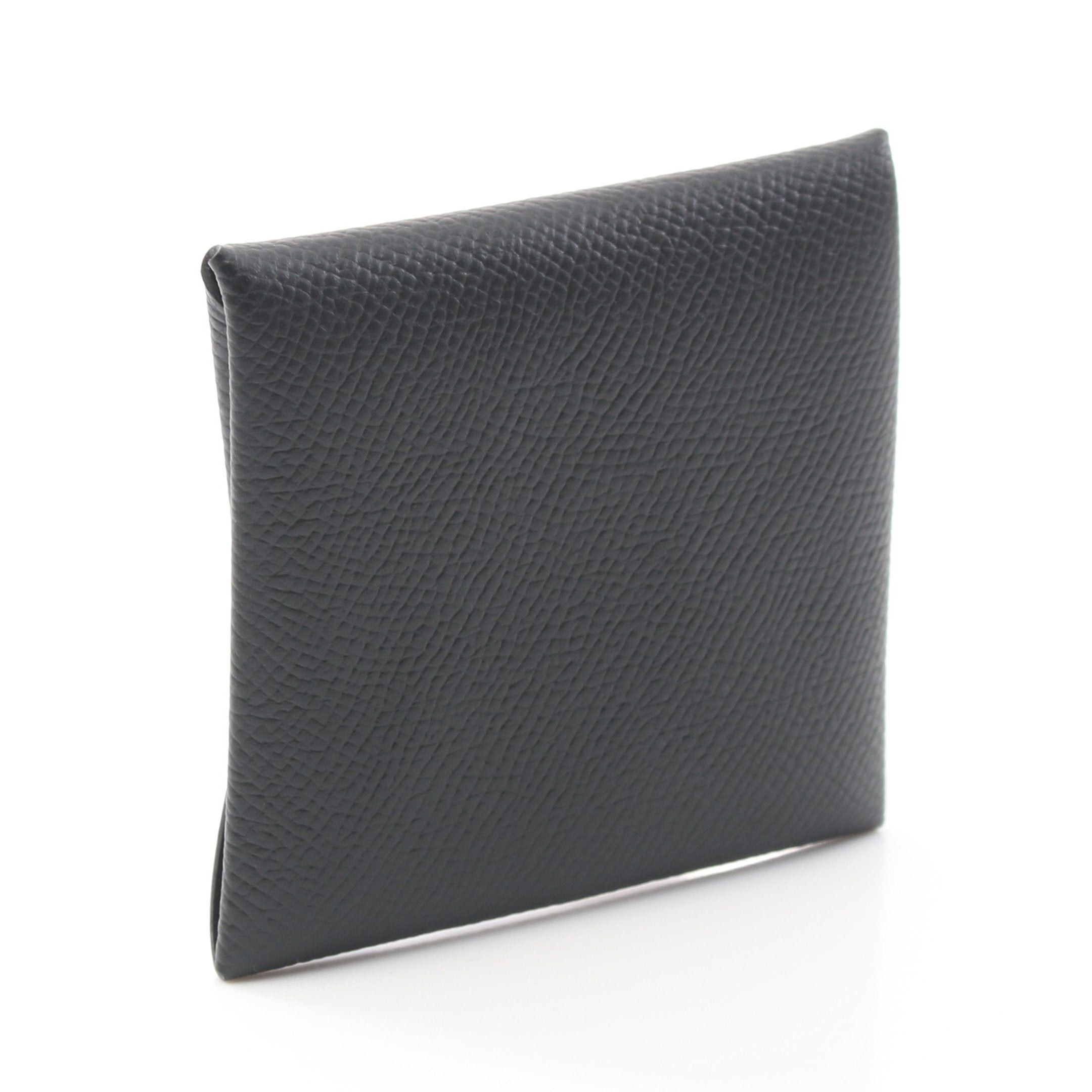 Hermes Hermes Bastia Coin Purse Veau Epsom Black Silver Hardware U Stamp Size ONE SIZE - 2 Thumbnail