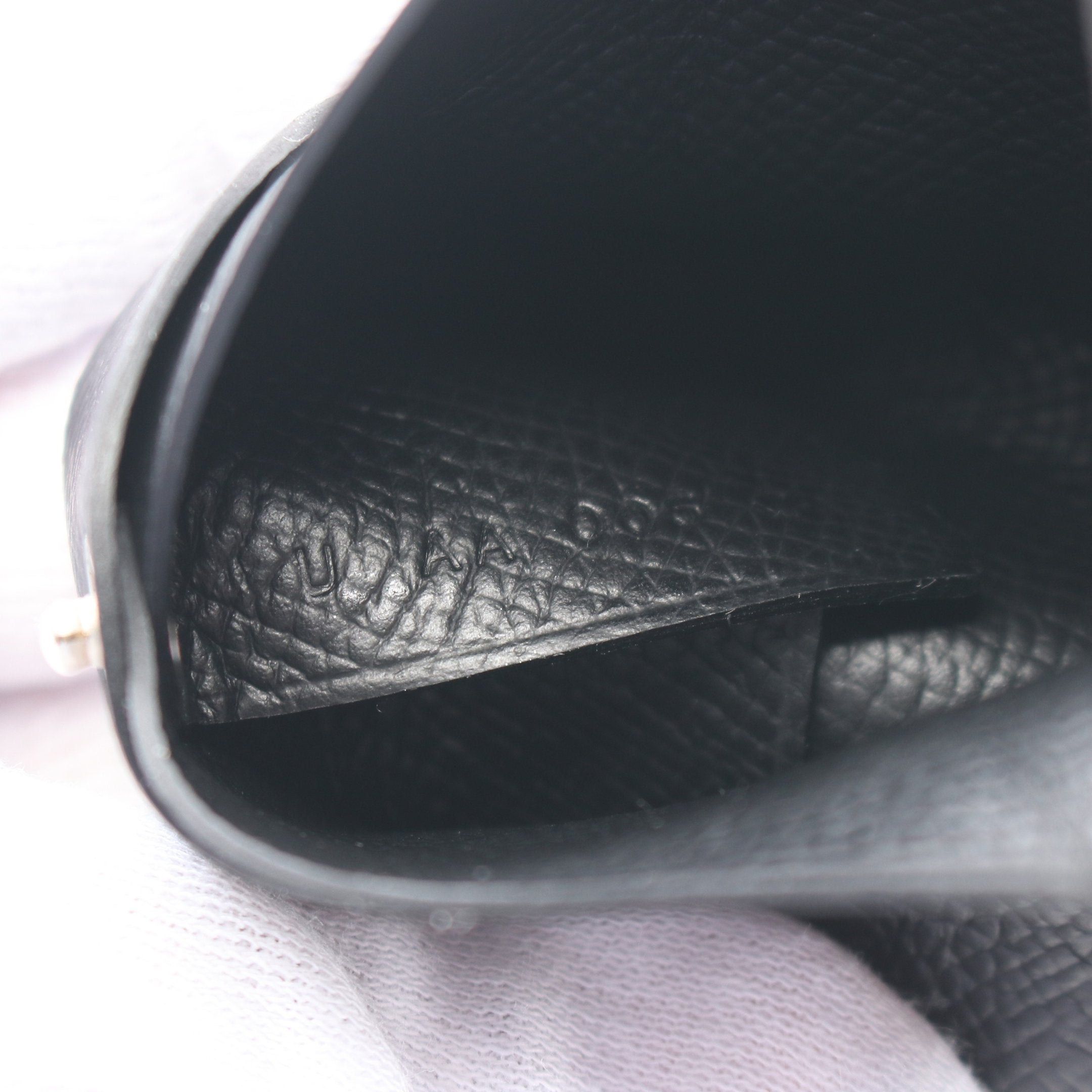 Hermes Hermes Bastia Coin Purse Veau Epsom Black Silver Hardware U Stamp Size ONE SIZE - 5 Thumbnail
