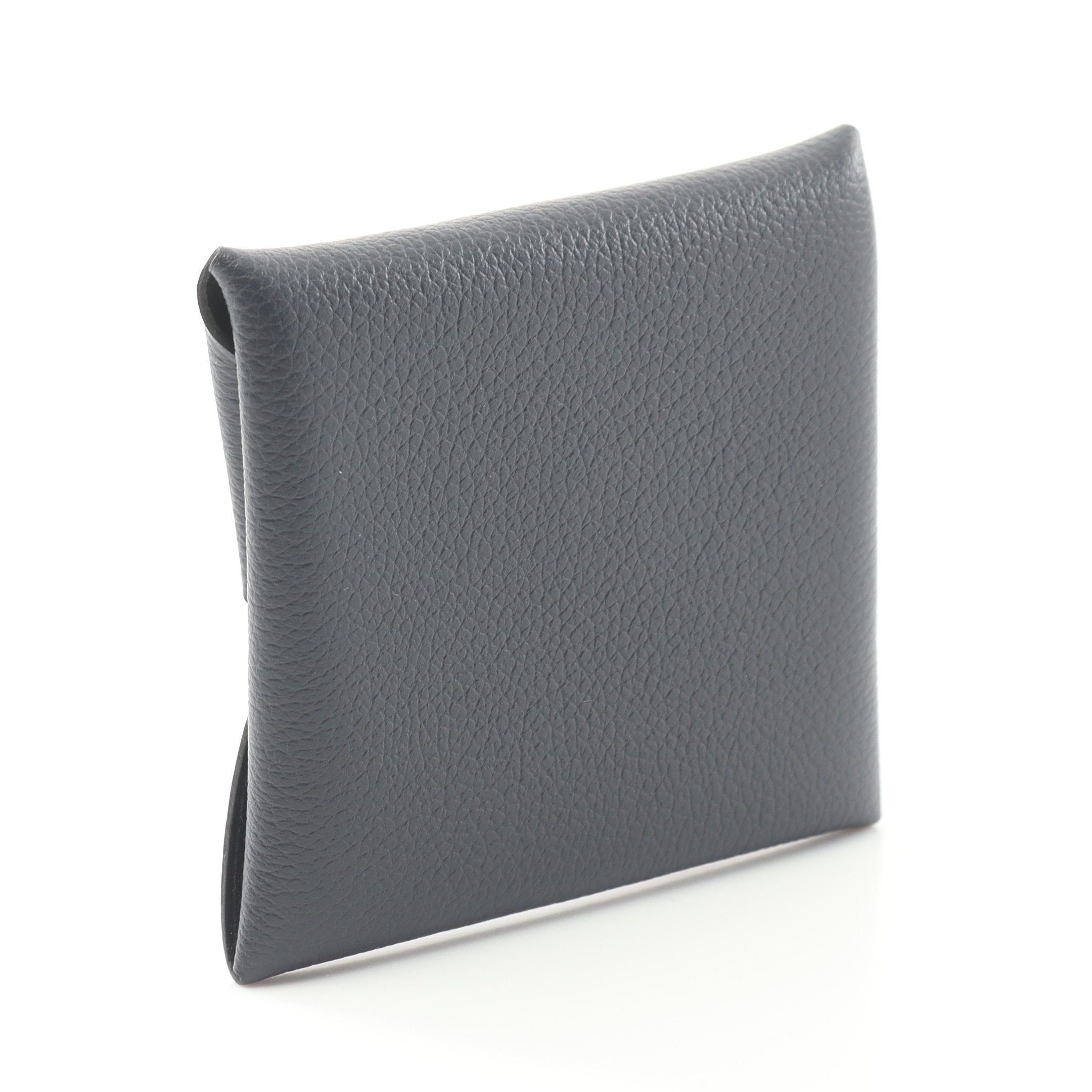 Hermes Hermes Bastia Bleu Nui Coin Purse Evercolor Navy Silver Hardware B Stamp Size ONE SIZE - 2 Thumbnail