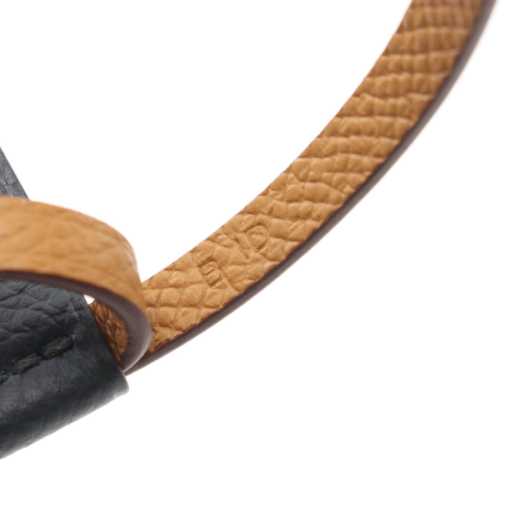 Hermes Hermes Sail 24 Orange Caramel Nata Blue Indigo Bag Charm Veau Epsom Barenia Ivory Brown Multicolor B Stamp Size ONE SIZE - 4 Thumbnail