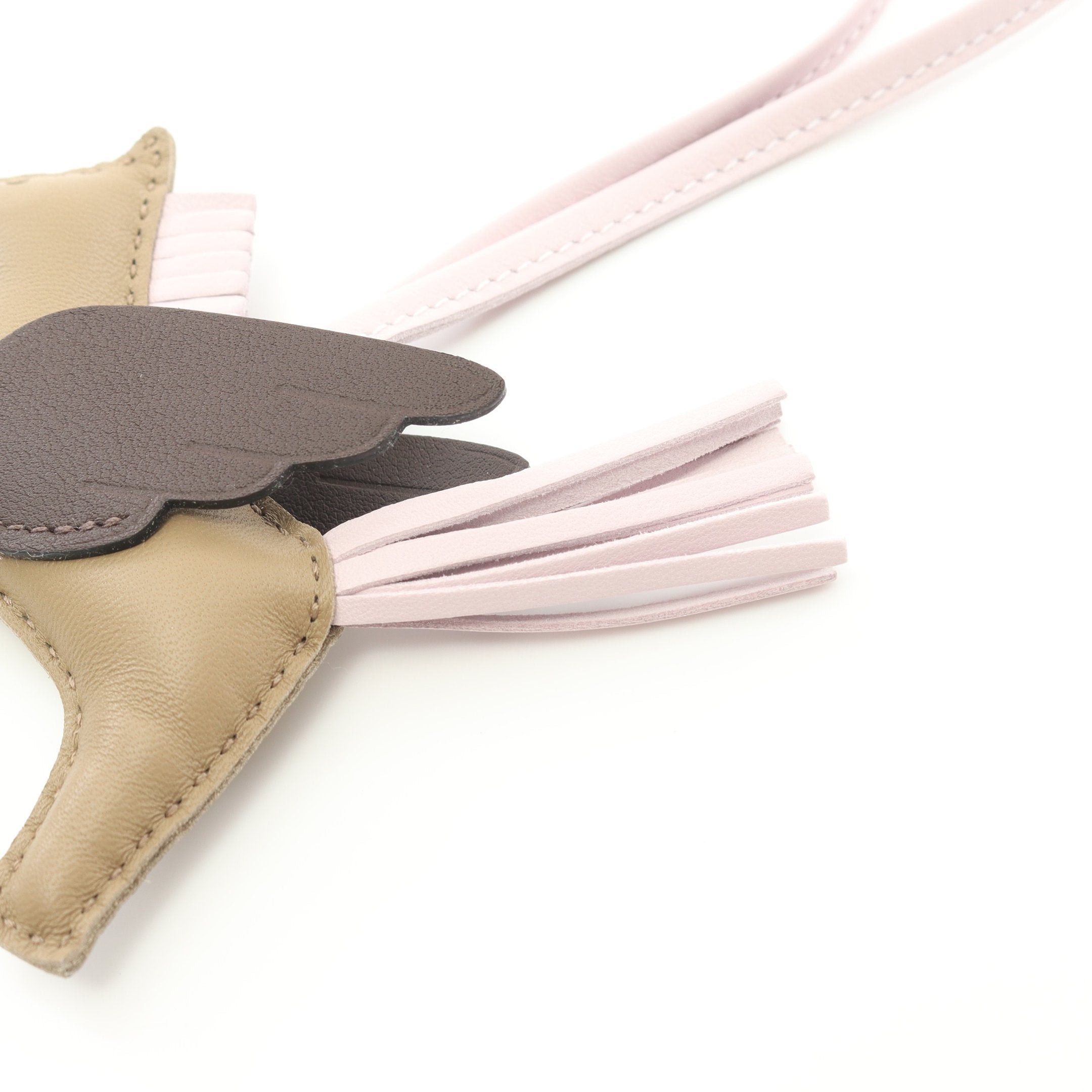 Hermes Hermes Rodeo Pegasus Pm Beige Marfa Mauve Pail Mocha Bag Charm Aagneau Veau Swift Light Pink Dark Brown B Stamp Size ONE SIZE - 5 Thumbnail
