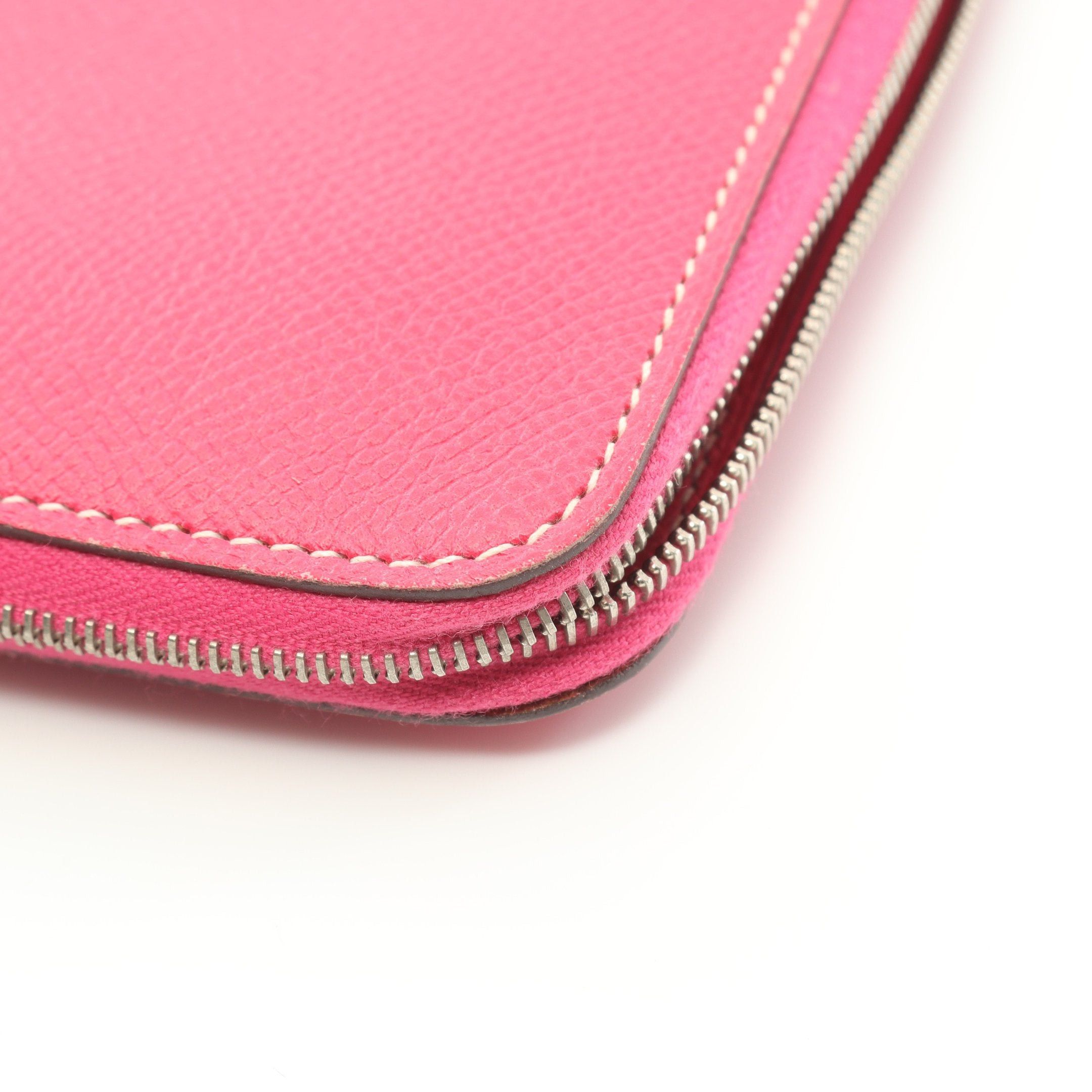 Hermes Hermes Azap Long Round Zipper Wallet Veau Epsom Pink Purple Silver Hardware Stamp Size ONE SIZE - 11 Thumbnail