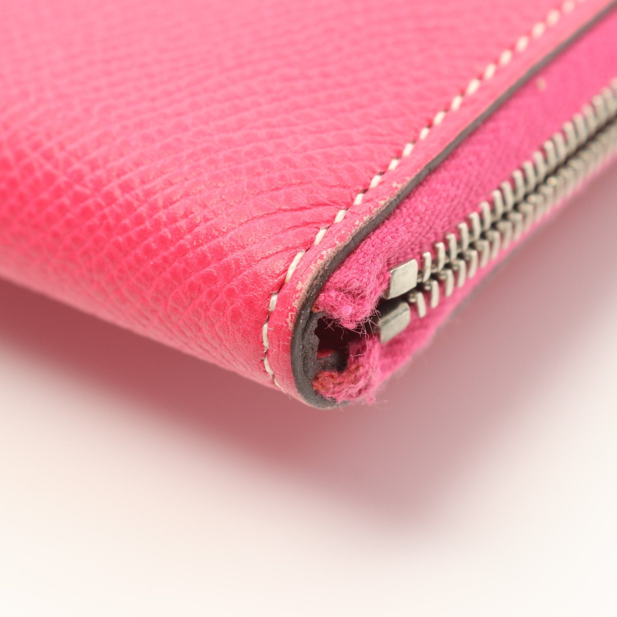 Hermes Hermes Azap Long Round Zipper Wallet Veau Epsom Pink Purple Silver Hardware Stamp Size ONE SIZE - 9 Thumbnail