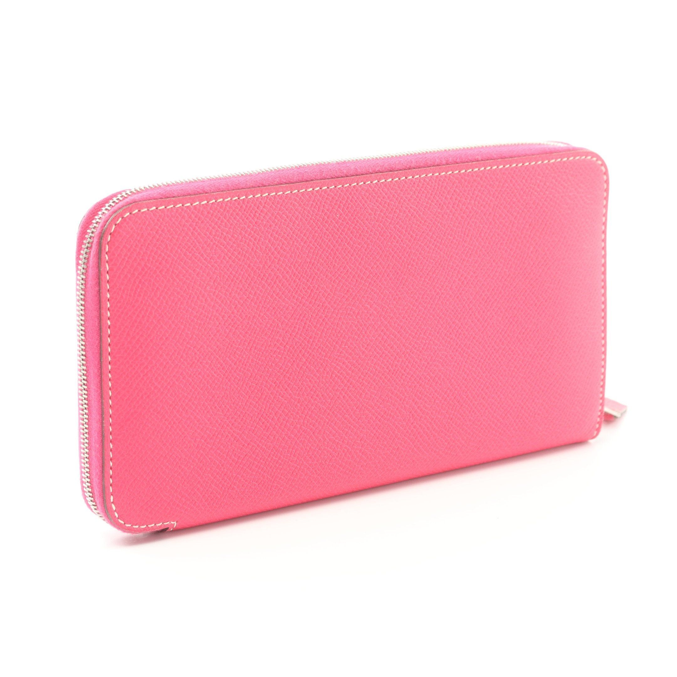 Hermes Hermes Azap Long Round Zipper Wallet Veau Epsom Pink Purple Silver Hardware Stamp Size ONE SIZE - 2 Thumbnail