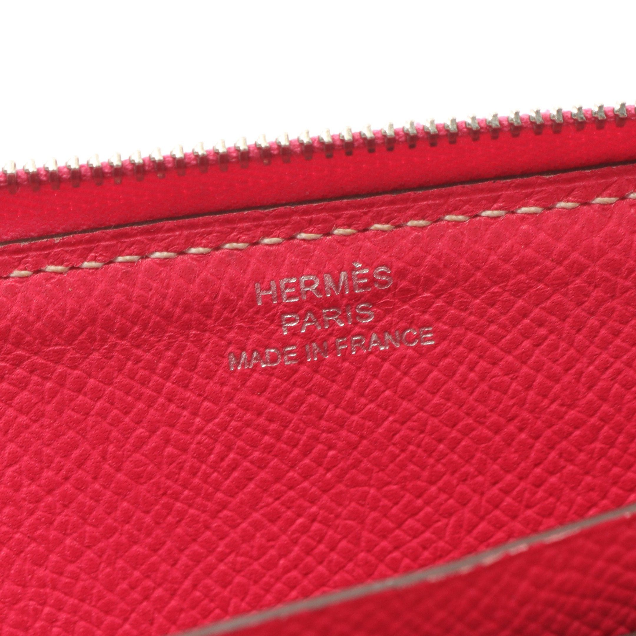 Hermes Hermes Azap Long Round Zipper Wallet Veau Epsom Pink Purple Silver Hardware Stamp Size ONE SIZE - 4 Thumbnail