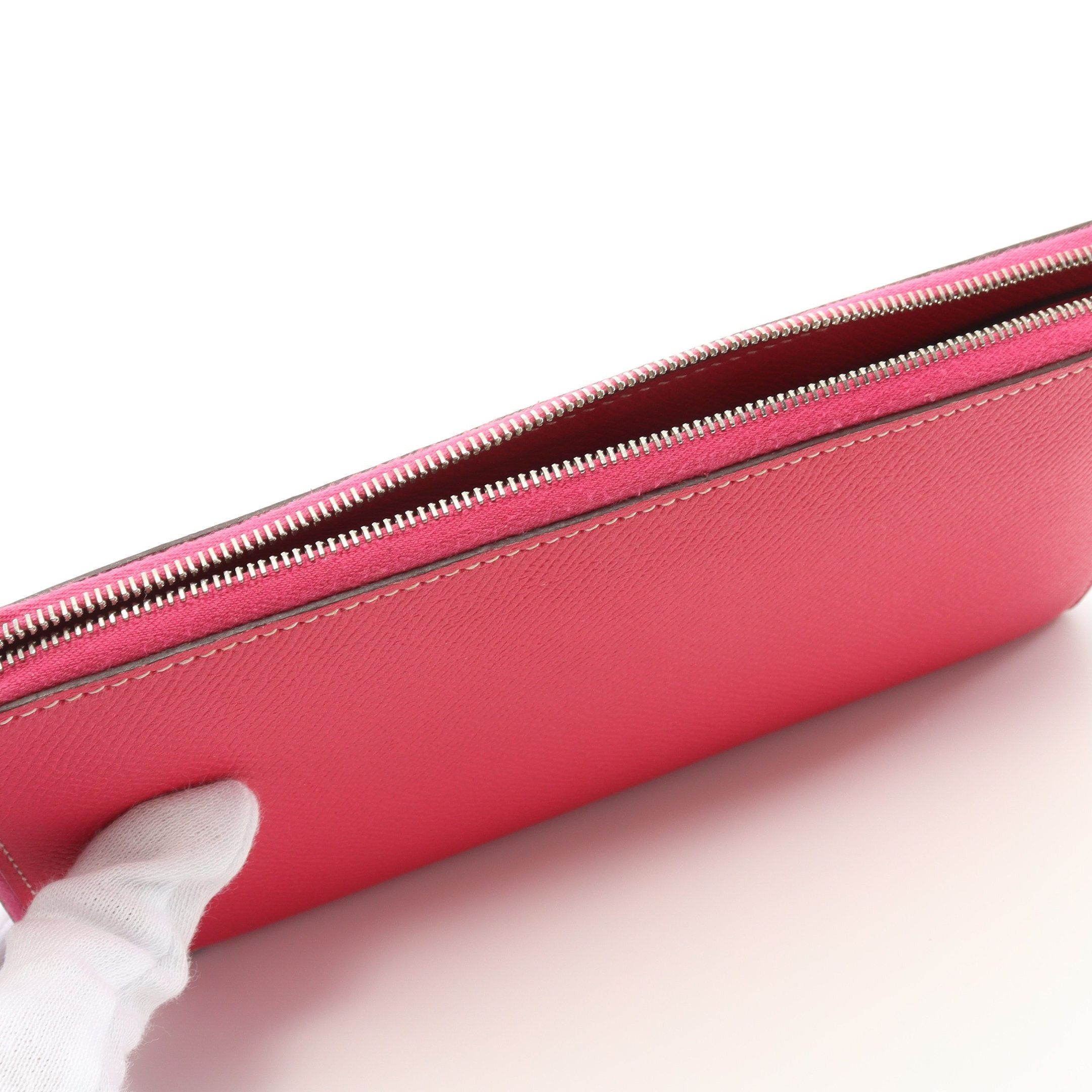 Hermes Hermes Azap Long Round Zipper Wallet Veau Epsom Pink Purple Silver Hardware Stamp Size ONE SIZE - 10 Thumbnail