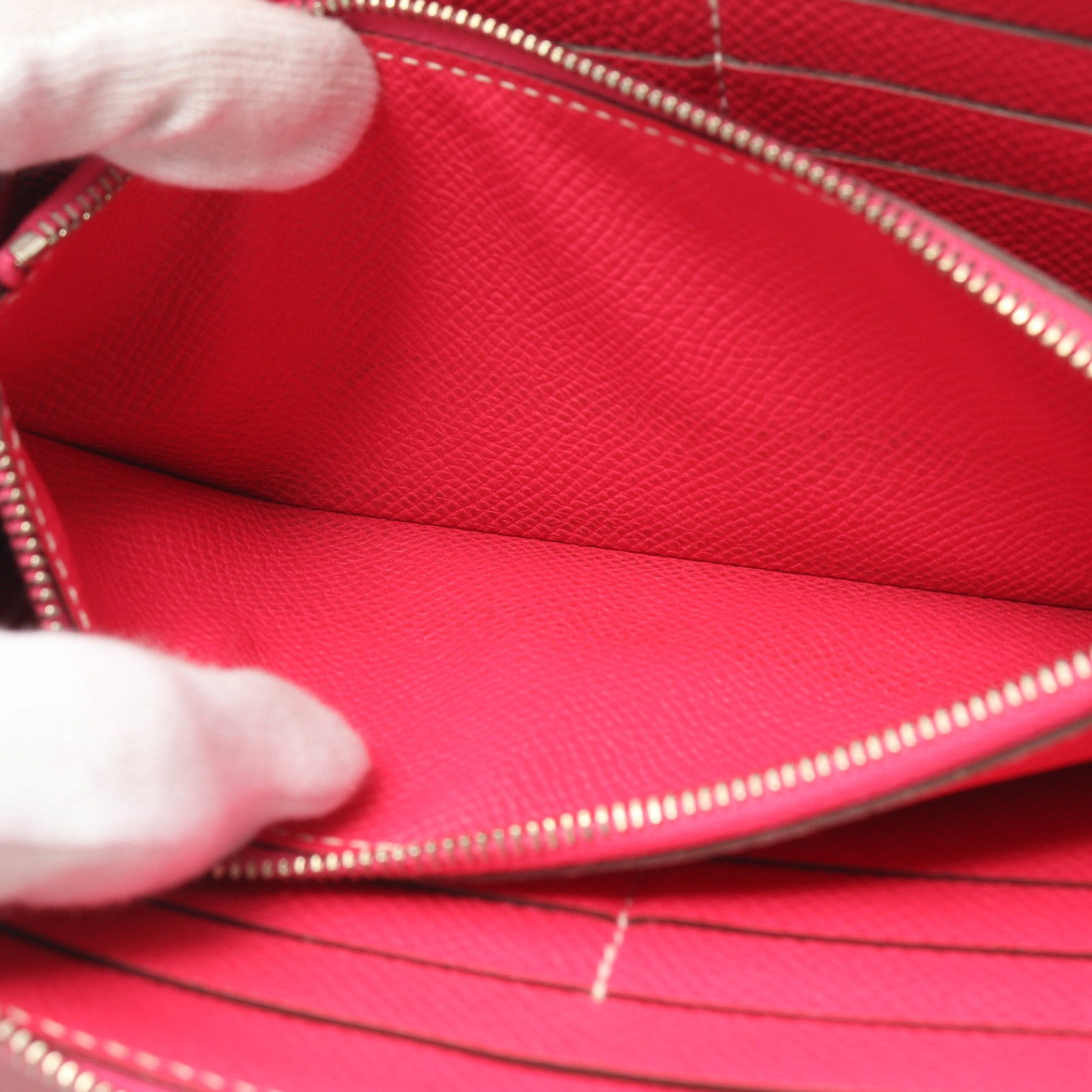 Hermes Hermes Azap Long Round Zipper Wallet Veau Epsom Pink Purple Silver Hardware Stamp Size ONE SIZE - 6 Thumbnail
