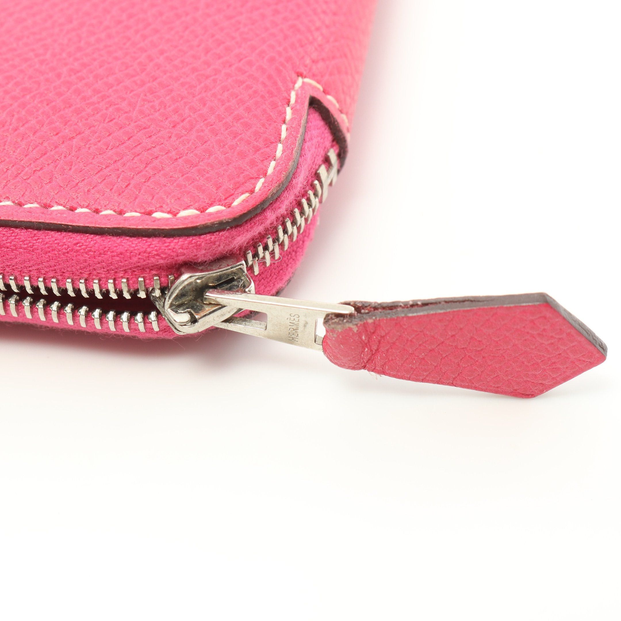 Hermes Hermes Azap Long Round Zipper Wallet Veau Epsom Pink Purple Silver Hardware Stamp Size ONE SIZE - 8 Thumbnail