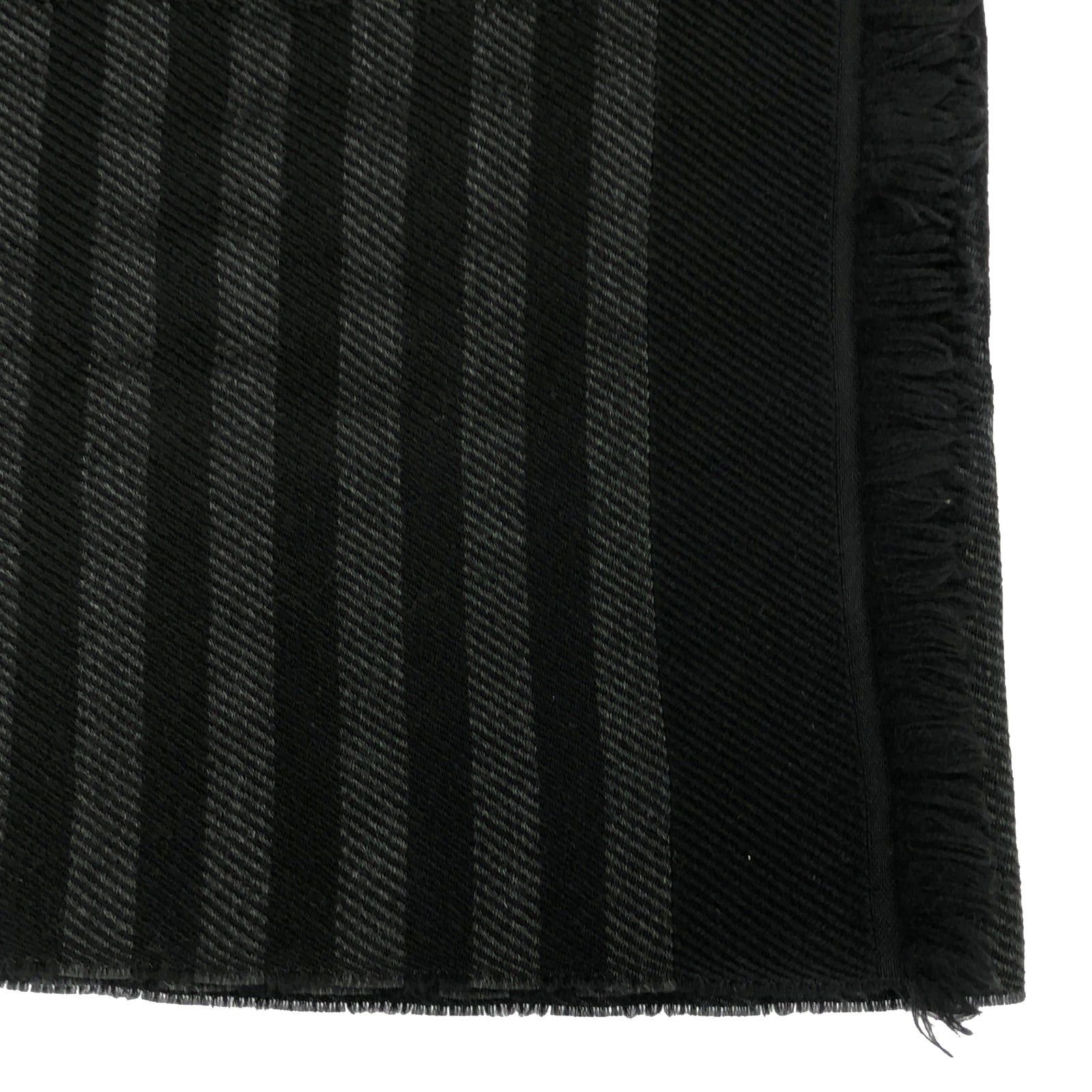 Giorgio Armani Giorgio Armani Scarf Wool Black Size ONE SIZE - 3 Thumbnail