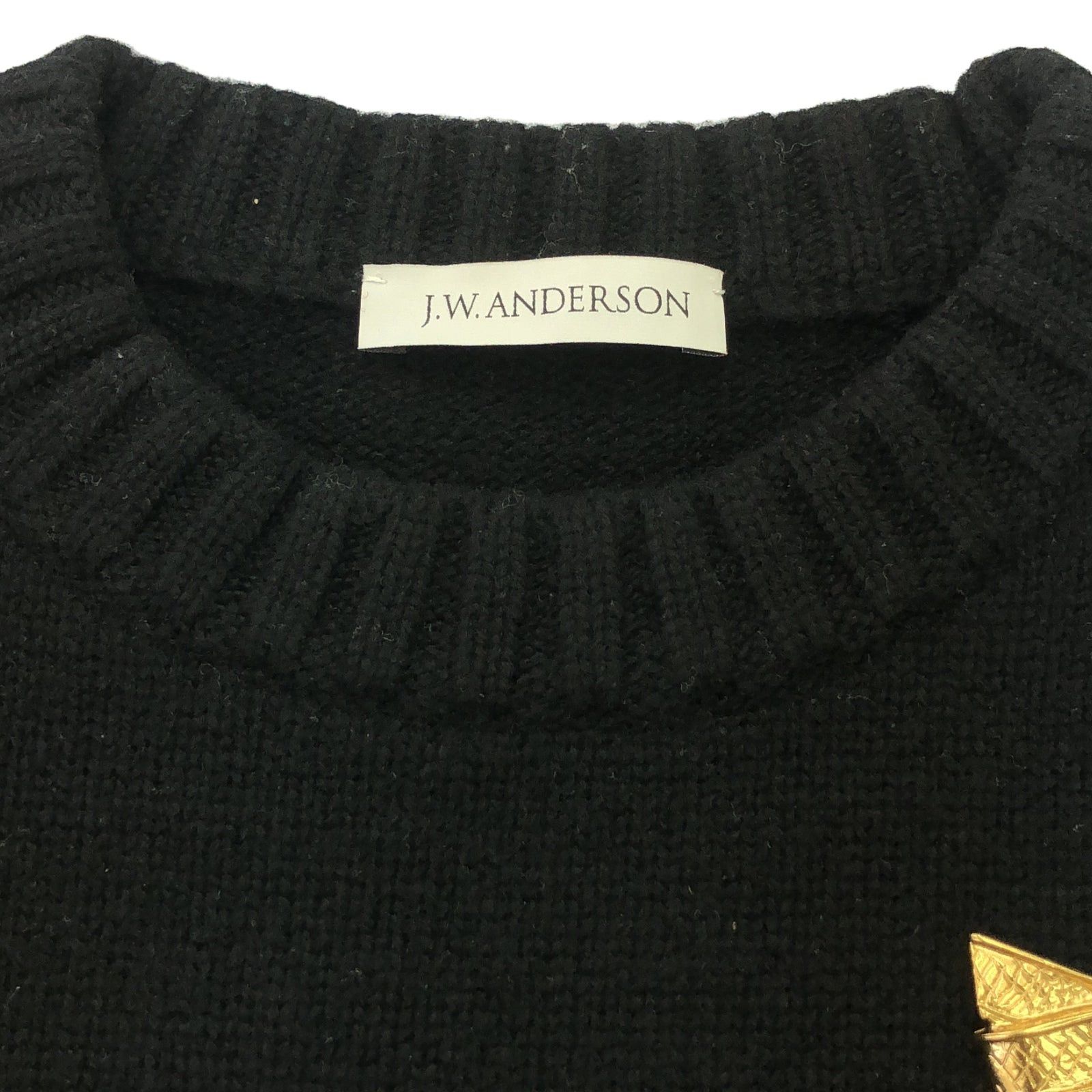 JW Anderson Jw Anderson Knit Wool Black Size ONE SIZE - 5 Thumbnail
