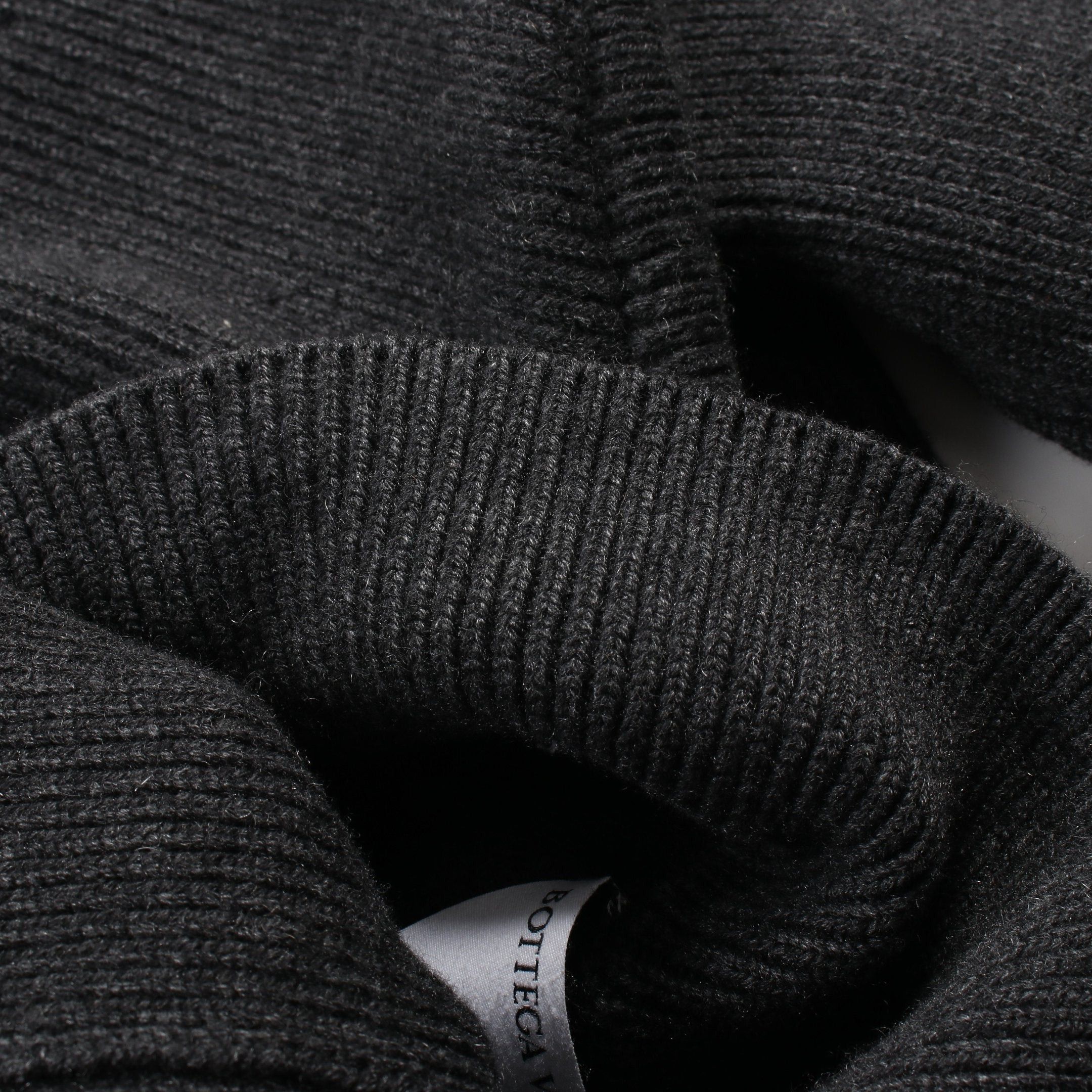 Bottega Veneta Bottega Veneta Cropped Knit High Neck Cashmere Dark Gray Size ONE SIZE - 7 Thumbnail