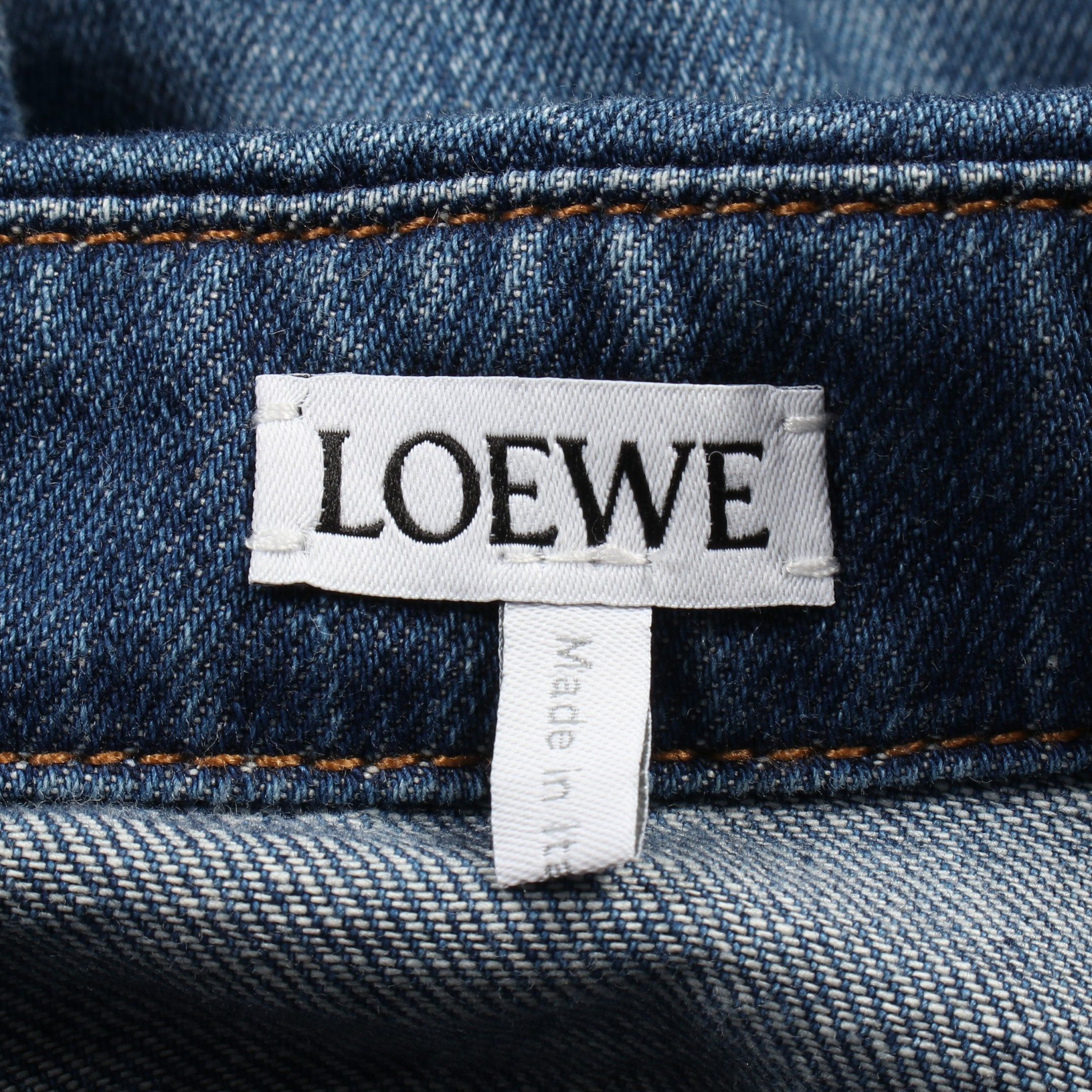 Loewe Loewe Denim Shirt Cotton Indigo Blue Size ONE SIZE - 3 Thumbnail