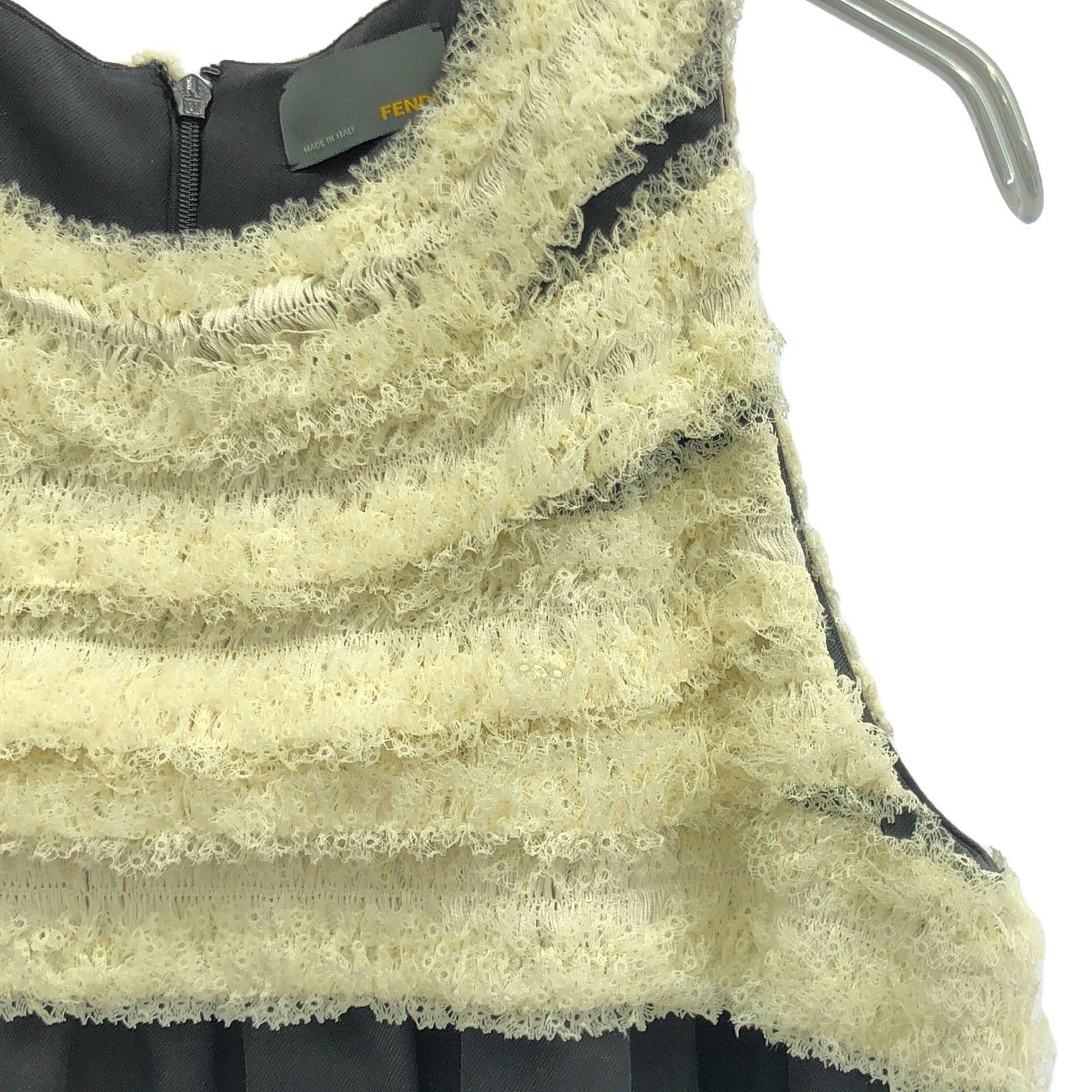 Fendi Fendi Sleeveless Dress One Piece Silk Black Size ONE SIZE - 4 Thumbnail