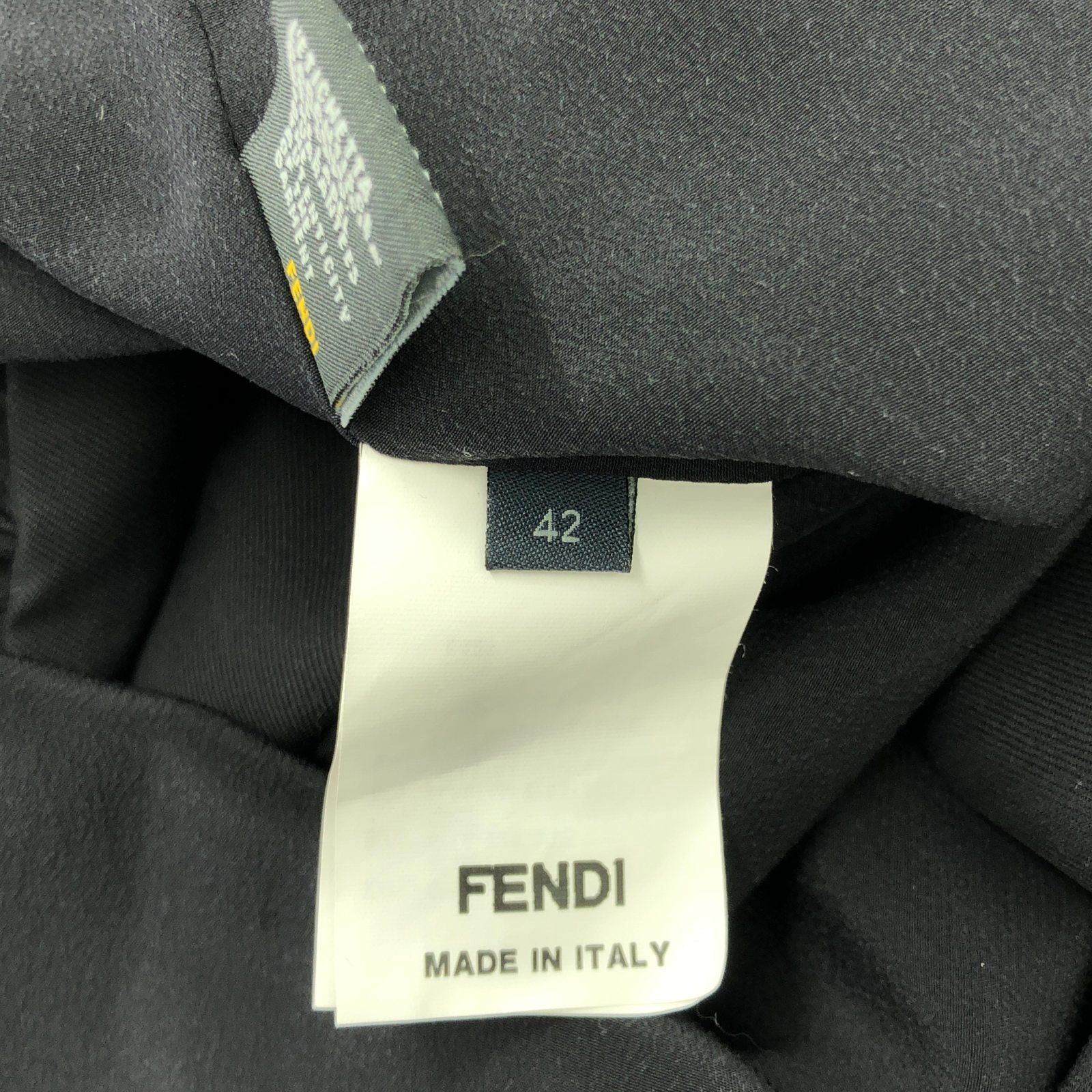 Fendi Fendi Sleeveless Dress One Piece Silk Black Size ONE SIZE - 6 Thumbnail