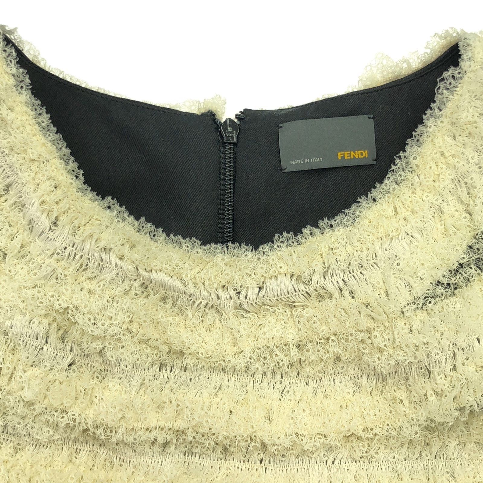 Fendi Fendi Sleeveless Dress One Piece Silk Black Size ONE SIZE - 5 Thumbnail