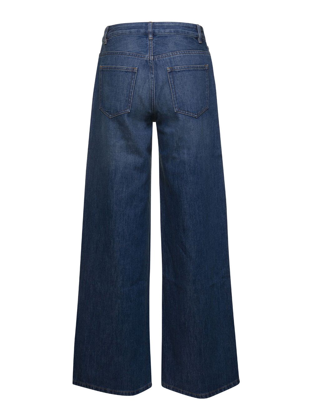 A.P.C. Blue Wide Leg Jeans in Denim Woman Size 27" / US 4 / IT 40 - 2 Thumbnail