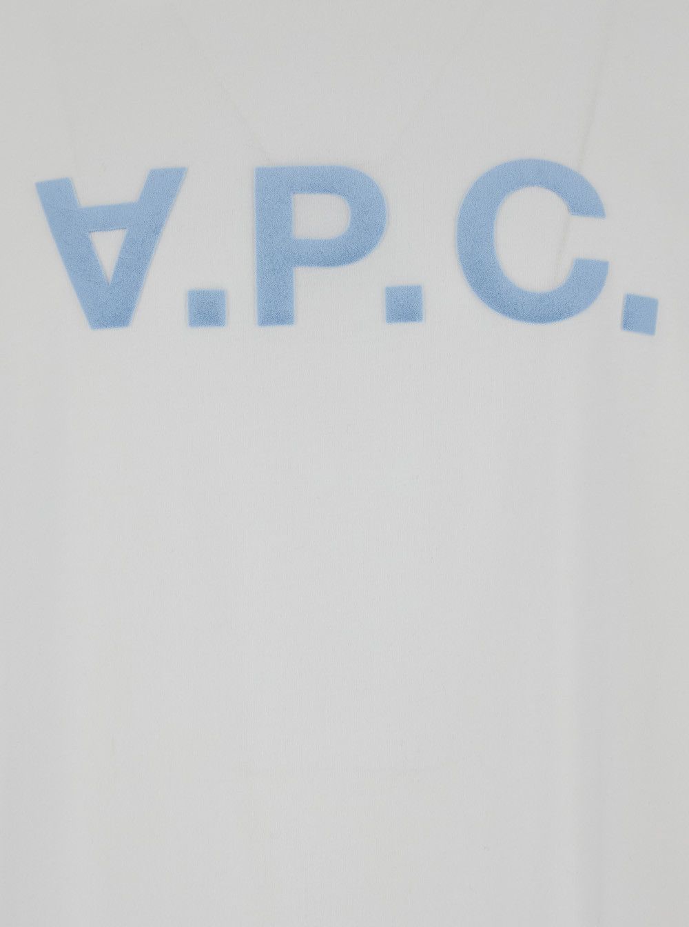 A.P.C. White Oversized T-Shirt with VPC Print in Cotton Man Size US XL / EU 56 / 4 - 3 Thumbnail