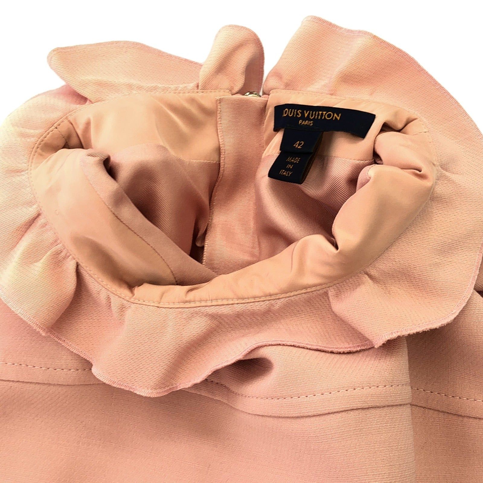 Louis Vuitton Louis Vuitton One Piece Wool Pink Size ONE SIZE - 9 Thumbnail