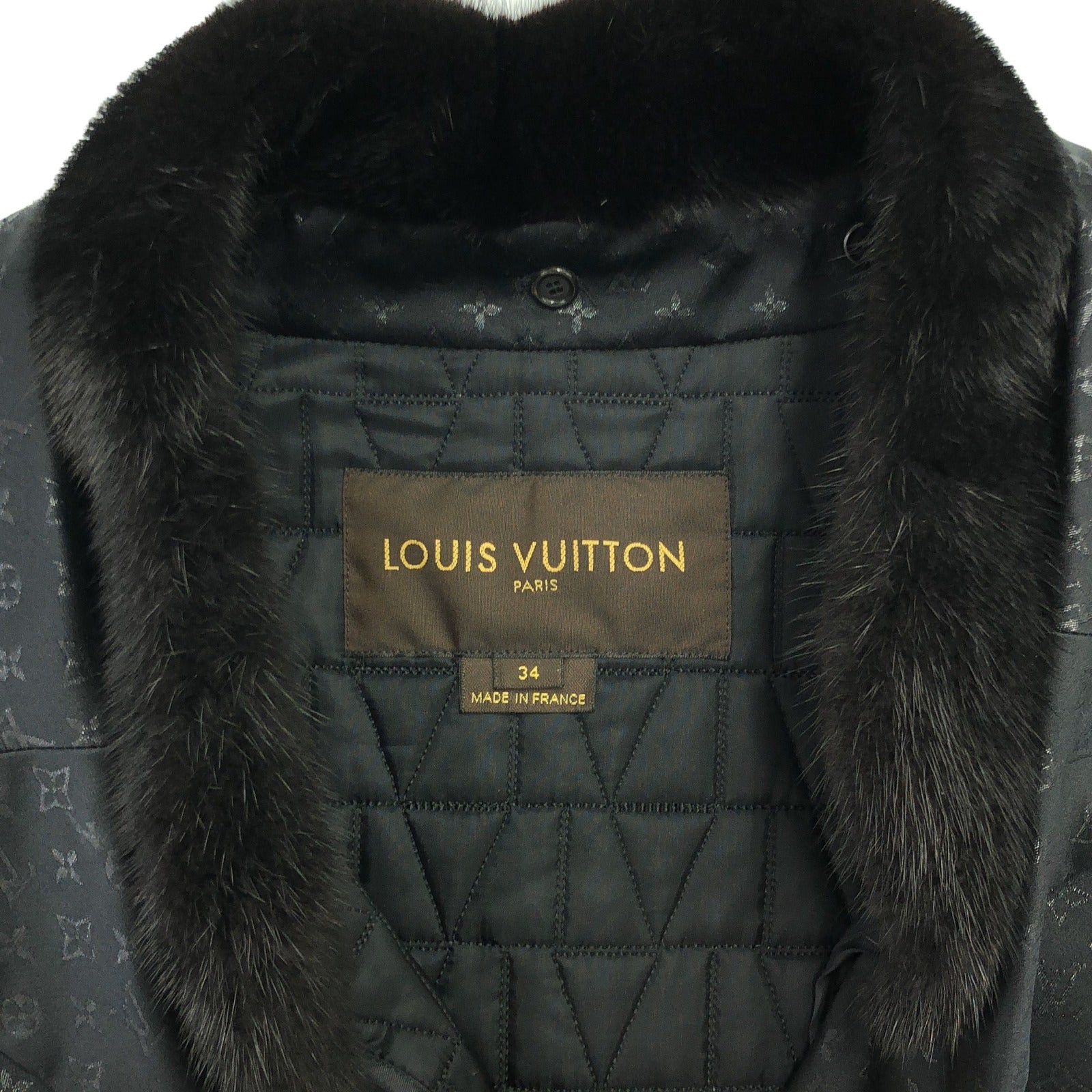 Louis Vuitton Louis Vuitton Coat Tailored Jacket Silk Beige Size ONE SIZE - 5 Thumbnail
