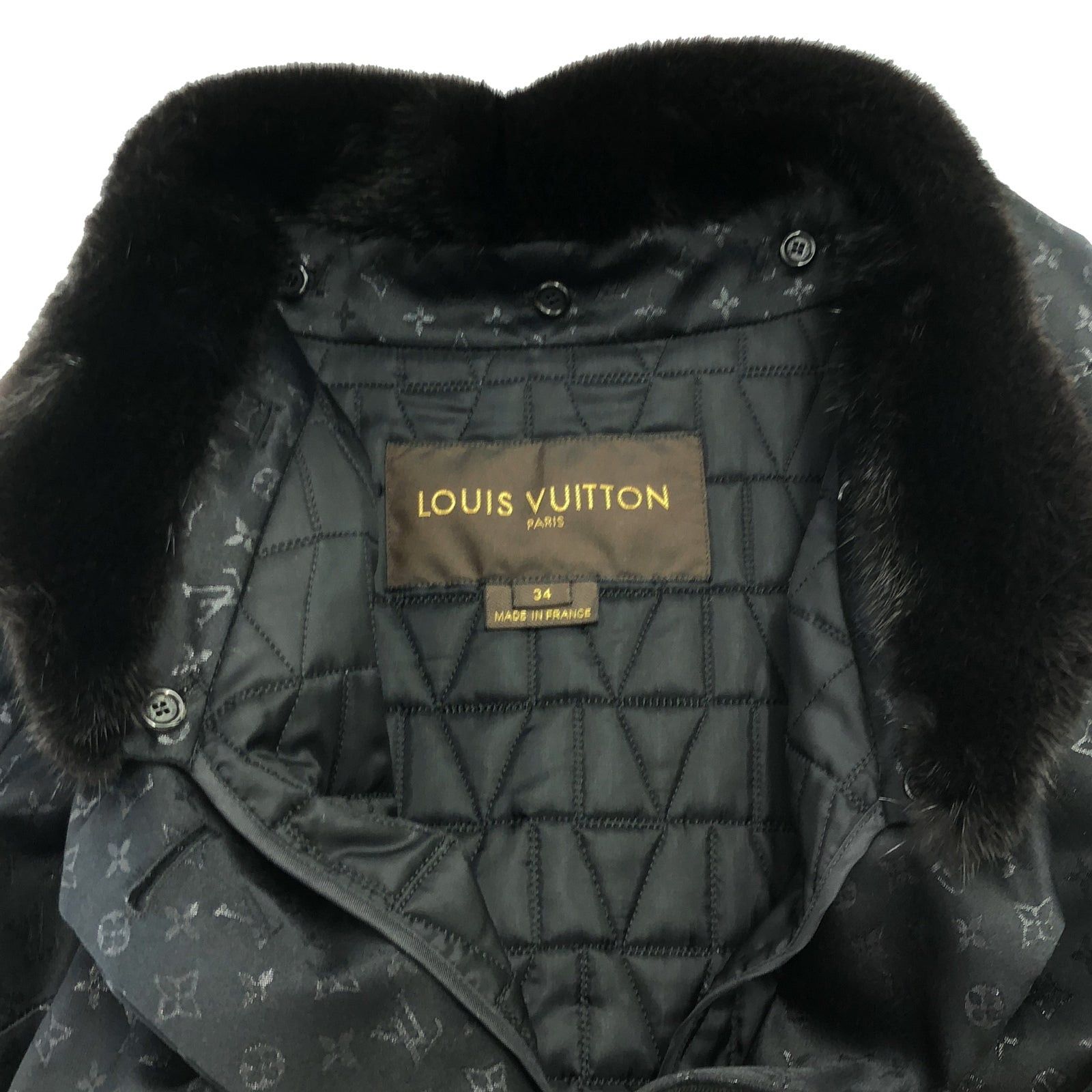 Louis Vuitton Louis Vuitton Coat Tailored Jacket Silk Beige Size ONE SIZE - 10 Thumbnail
