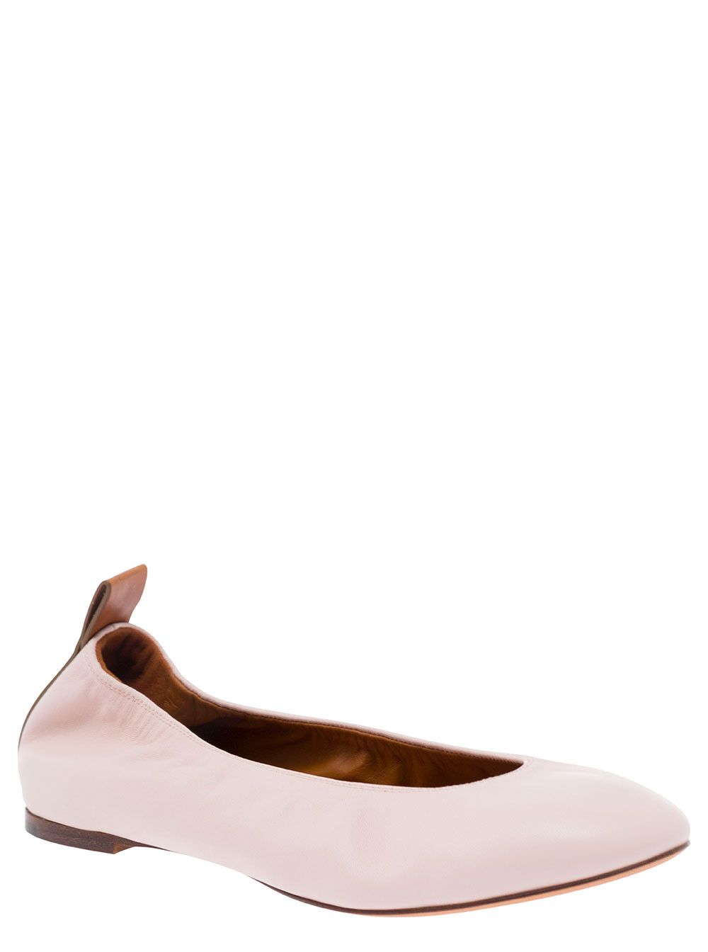 Lanvin Pink Ballet Flats in Leather Woman Size US 6 / IT 36 - 2 Thumbnail