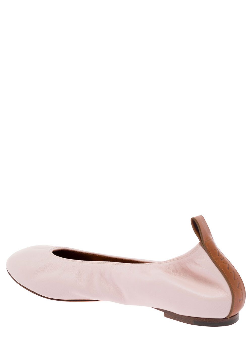 Lanvin Pink Ballet Flats in Leather Woman Size US 6 / IT 36 - 3 Thumbnail