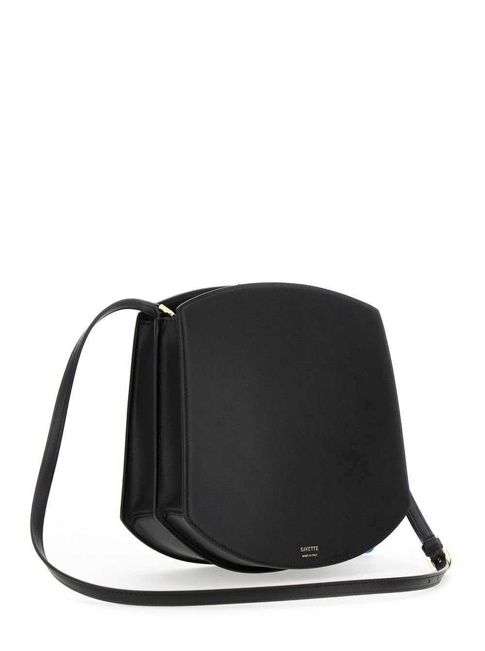Savette 'Florence' Black Crossbody Bag with Magnetic Strap Closure in Leather Woman Size ONE SIZE - 3 Thumbnail