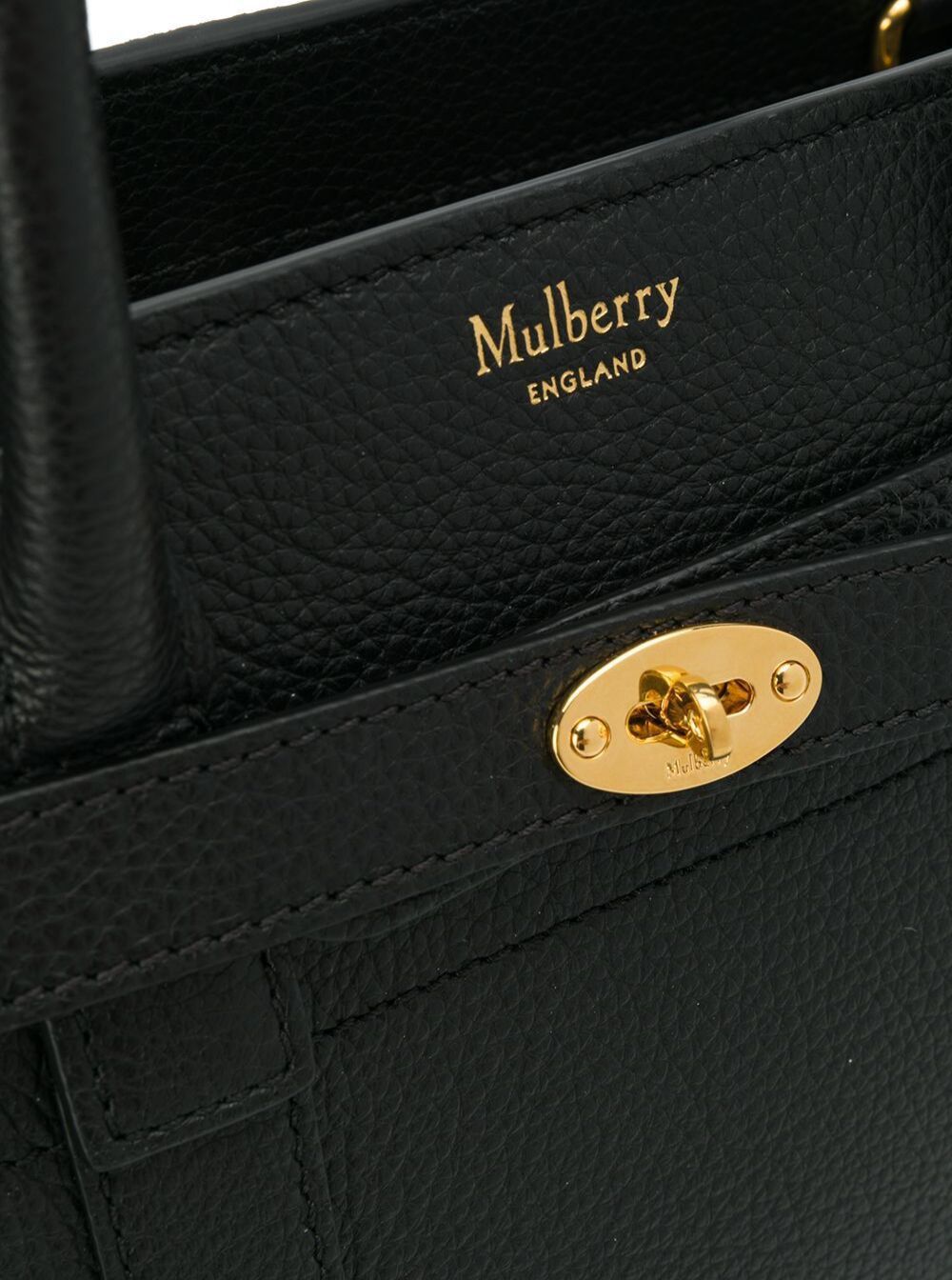 Mulberry Handbag 'Batswater Small' in Black Leather for Women Size ONE SIZE - 3 Thumbnail