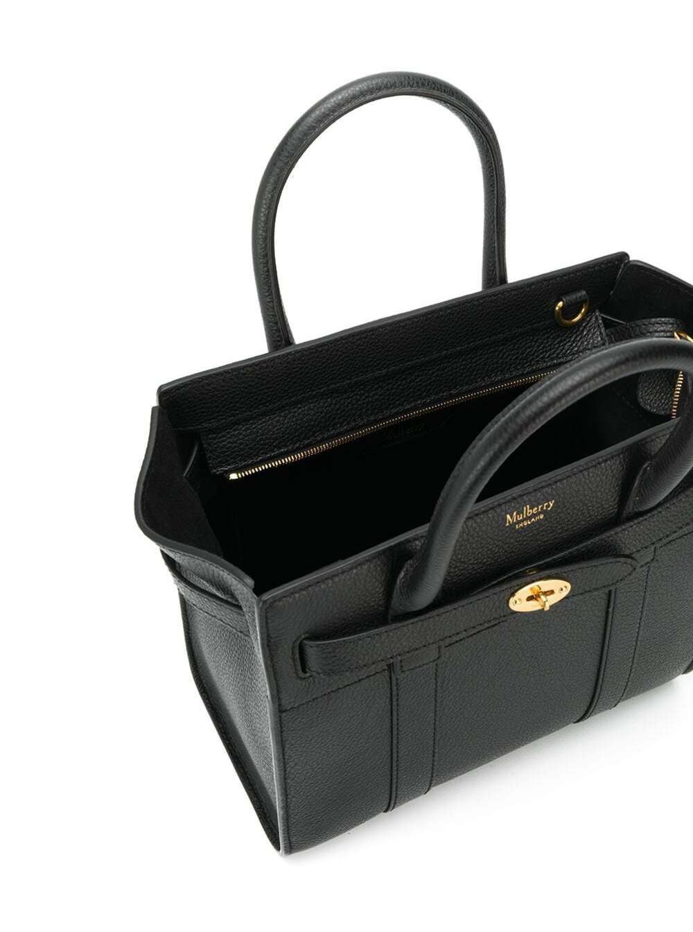 Mulberry Handbag 'Batswater Small' in Black Leather for Women Size ONE SIZE - 4 Thumbnail