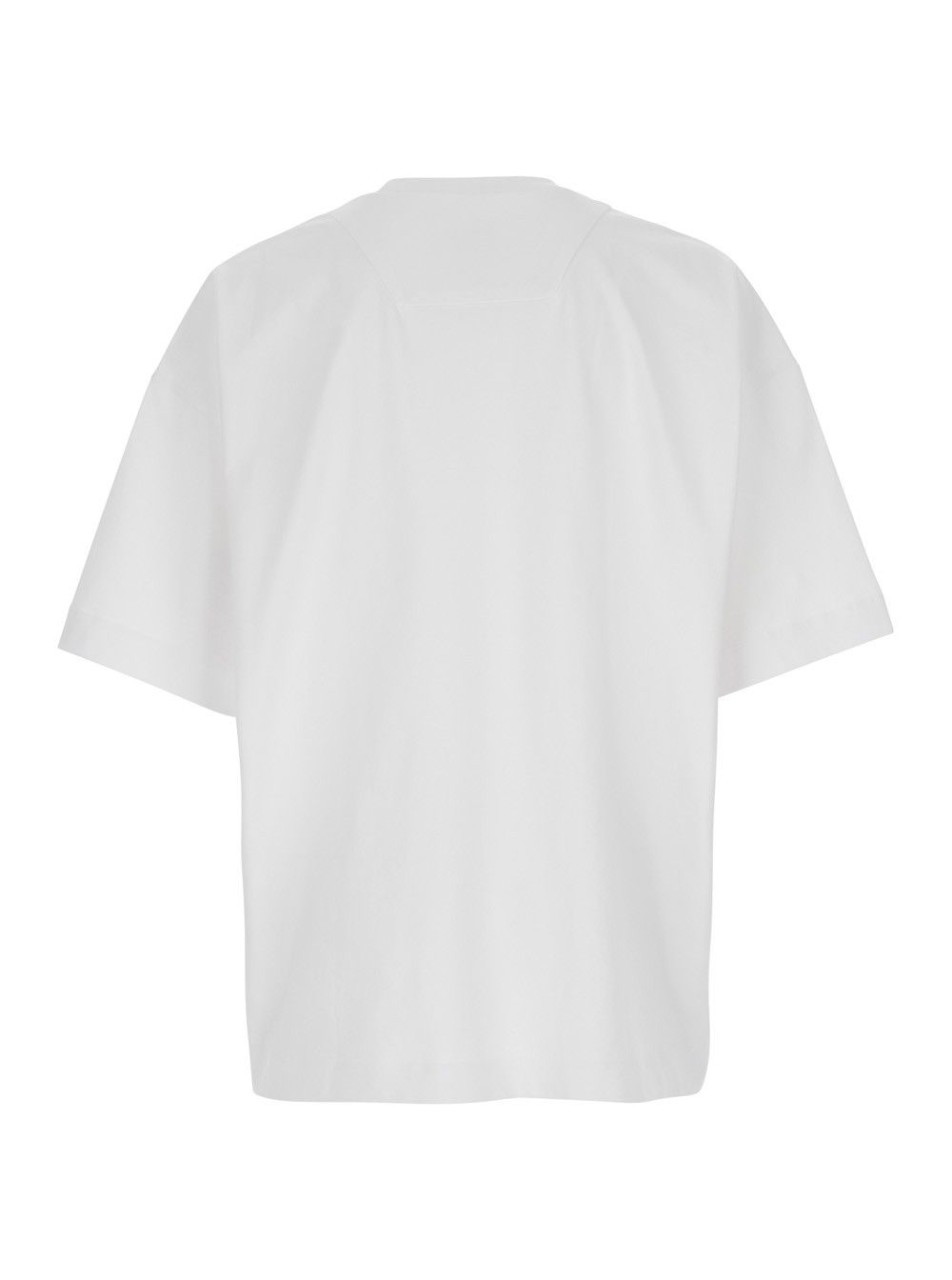 Juun.J White T-shirt with Tone-on-Tone Logo Embroidered on the Front in Cotton Man Size US S / EU 44-46 / 1 - 2 Thumbnail