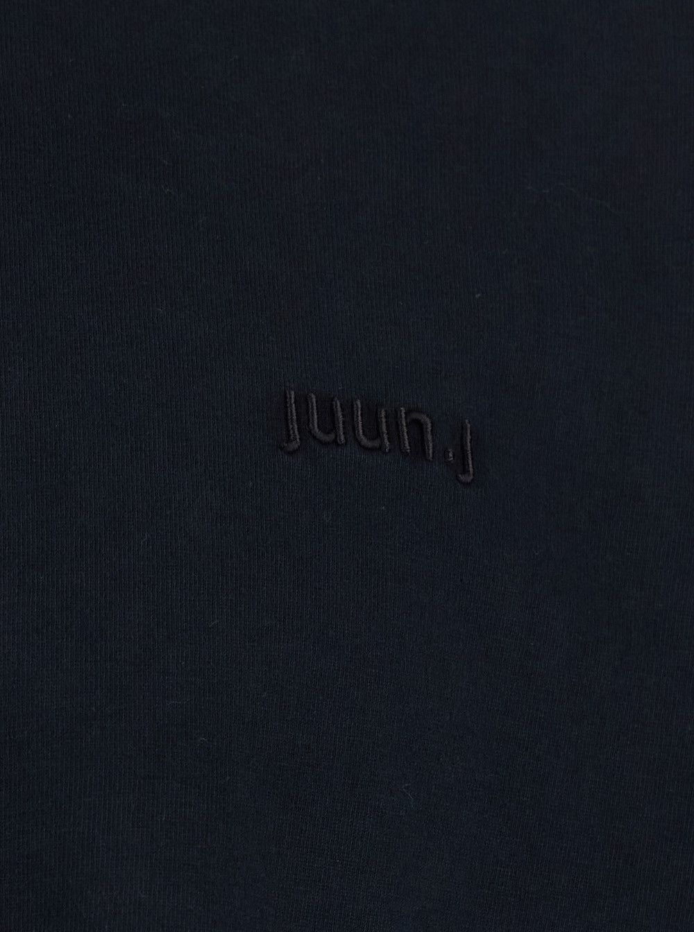 Juun.J Blue T-Shirt with Logo Embroidered on the Front and Print on the Back in Cotton Man Size US S / EU 44-46 / 1 - 3 Thumbnail