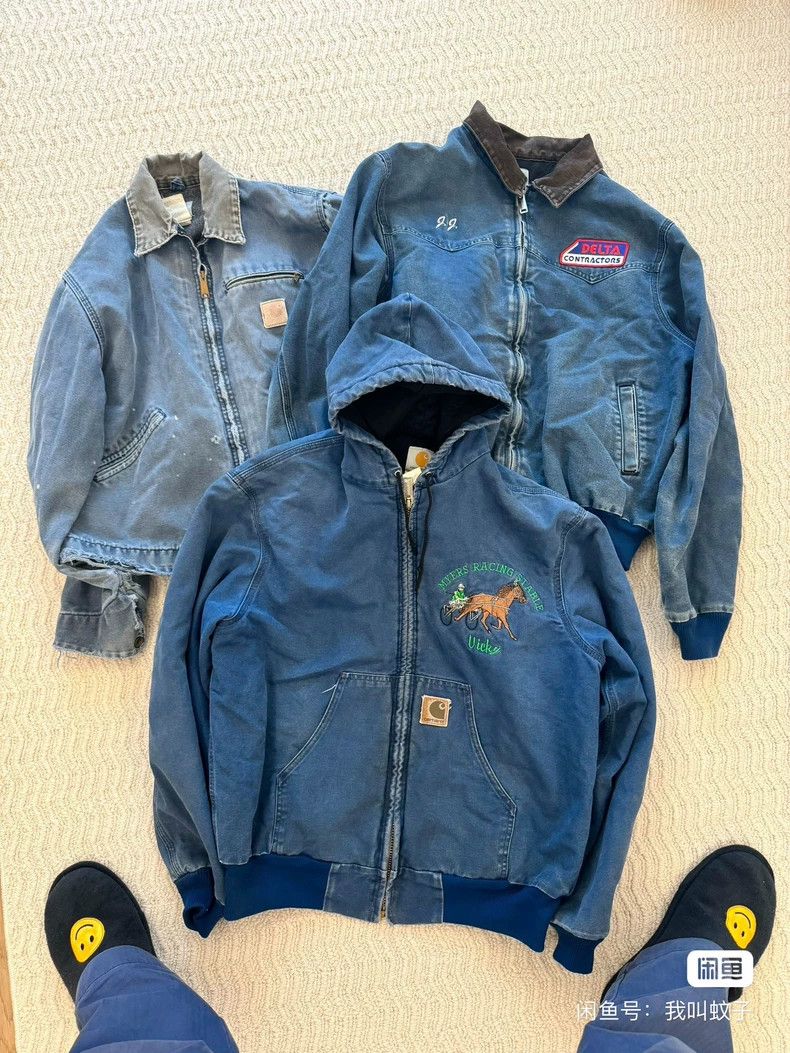 Vintage卸価格HOUSE様 希少 Carhartt J14 BLU 90s Vintage Vintage Carhartt J14 Blu Jacket 90s | Grailed