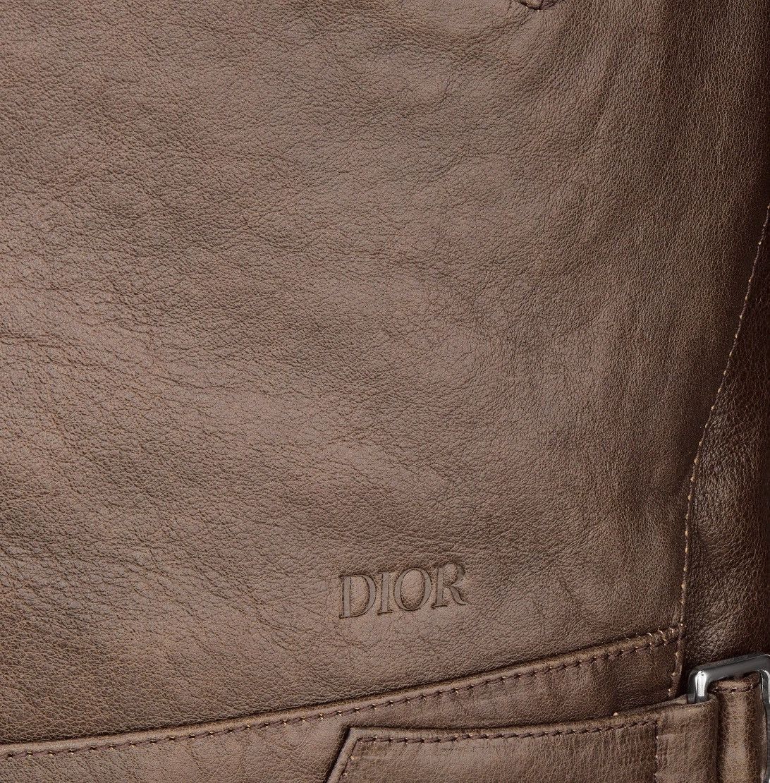 Dior DIOR ZIPPED JACKET Brown Napa Calfskin Size US S / EU 44-46 / 1 - 2 Thumbnail