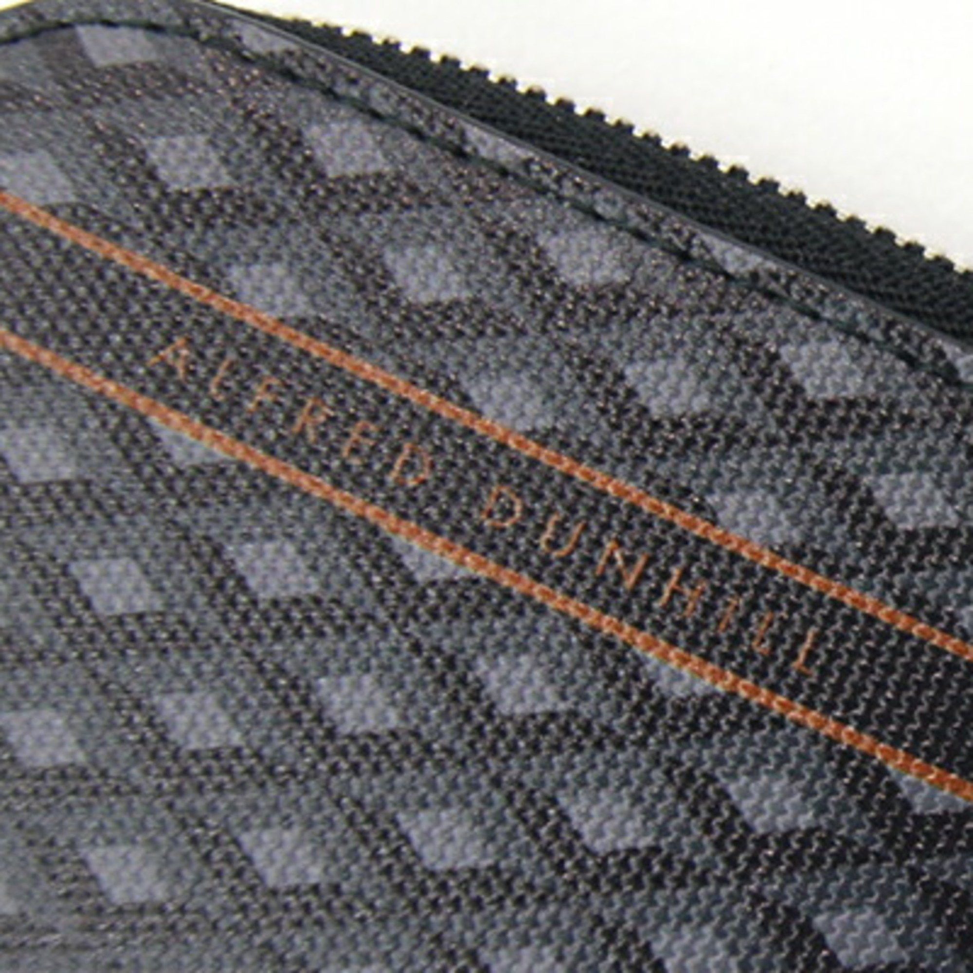 Alfred Dunhill Dunhill Coin Case Engine Turn DU19F2005CC030 Grey Black PVC Leather Purse Mini Wallet Compact Men's dunhill Size ONE SIZE - 4 Thumbnail