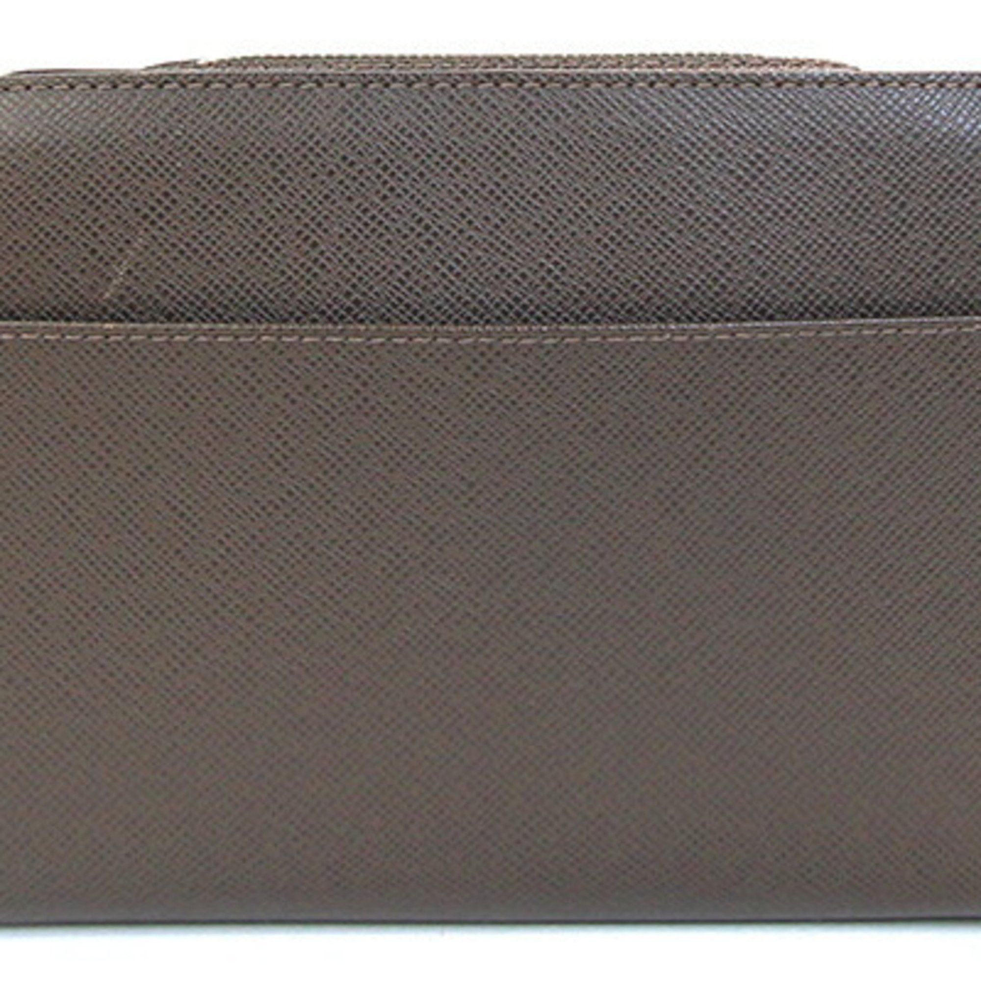 Louis Vuitton Louis Vuitton Second Bag Taiga Baikal M30188 Grisli Clutch Brown Men's LOUIS VUITTON Size ONE SIZE - 2 Thumbnail