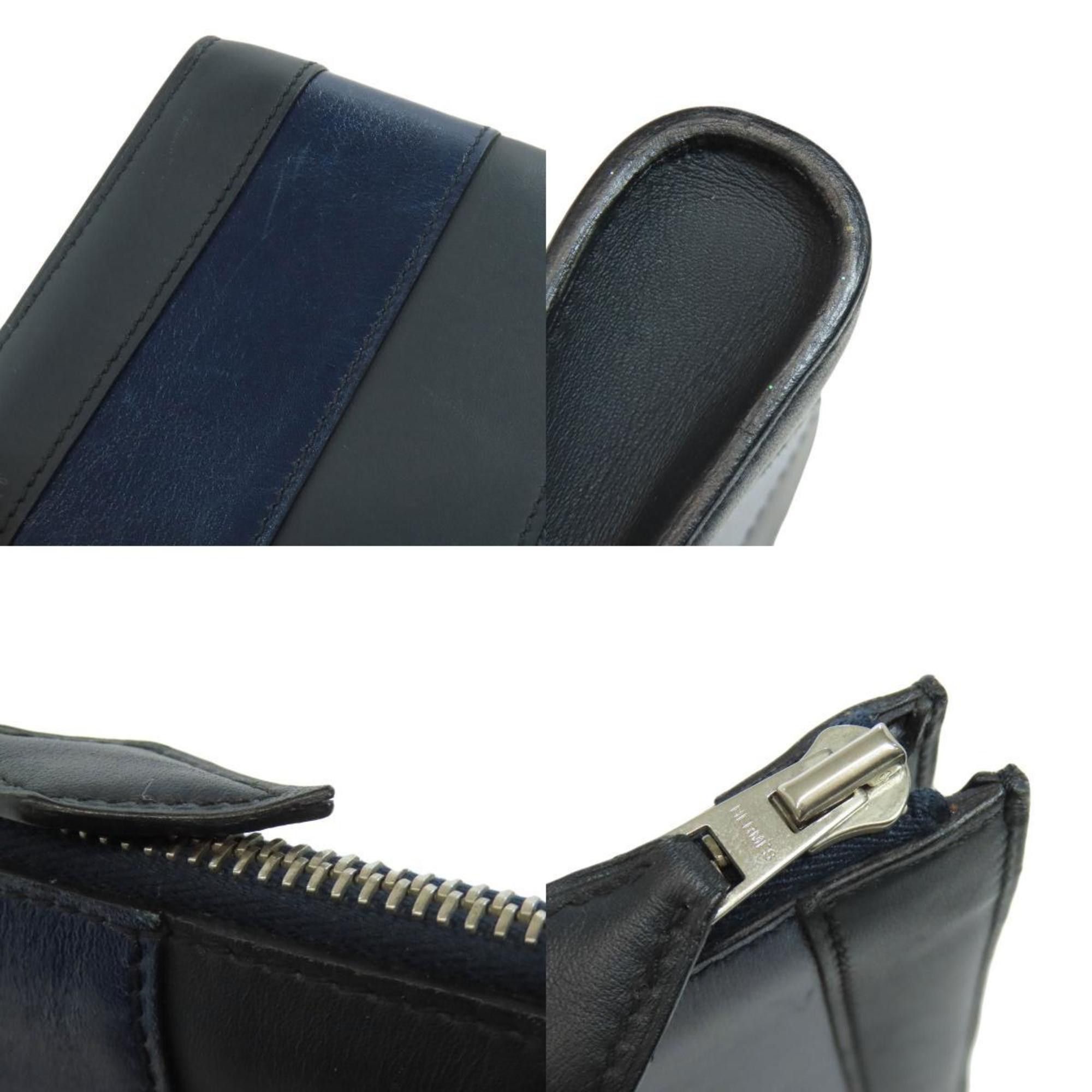 Hermes Hermes Striped Clutch Bag Leather Men's Size ONE SIZE - 9 Thumbnail