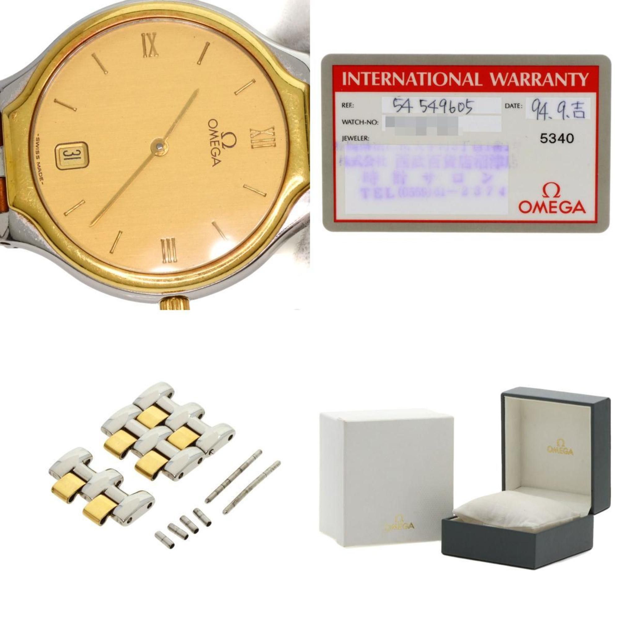 Omega Omega De Ville Symbol Watch Stainless Steel Two-tone Men's Size ONE SIZE - 10 Thumbnail