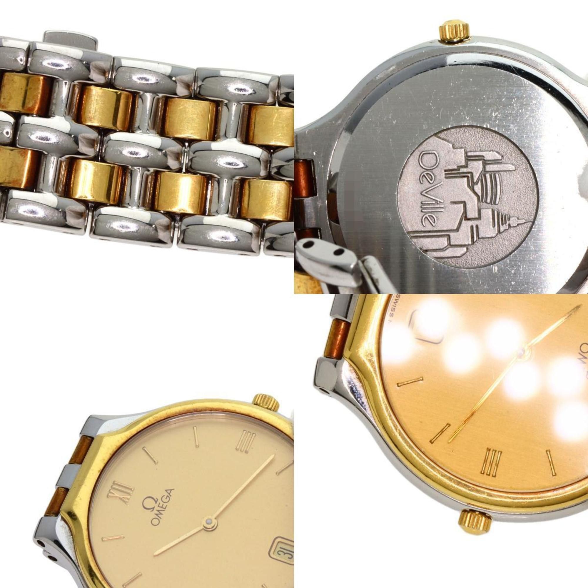 Omega Omega De Ville Symbol Watch Stainless Steel Two-tone Men's Size ONE SIZE - 8 Thumbnail