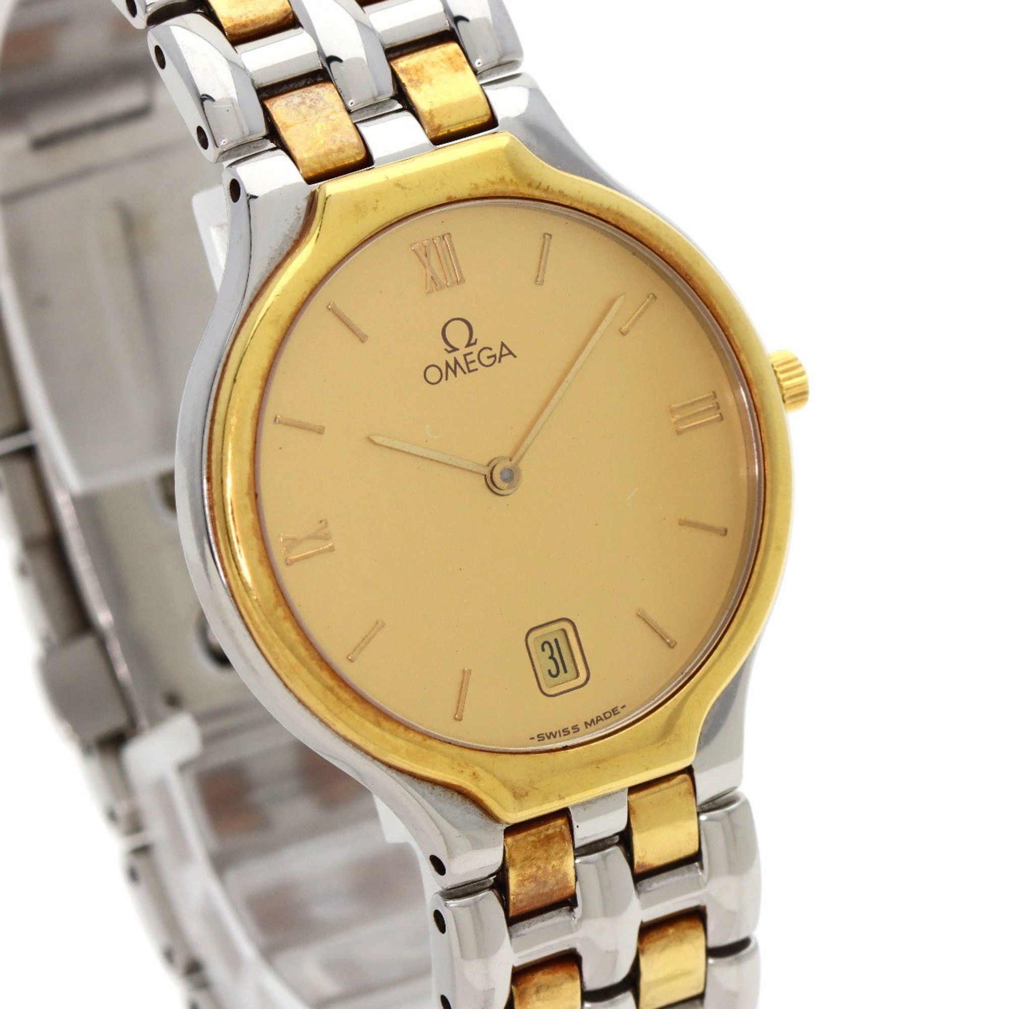Omega Omega De Ville Symbol Watch Stainless Steel Two-tone Men's Size ONE SIZE - 4 Thumbnail