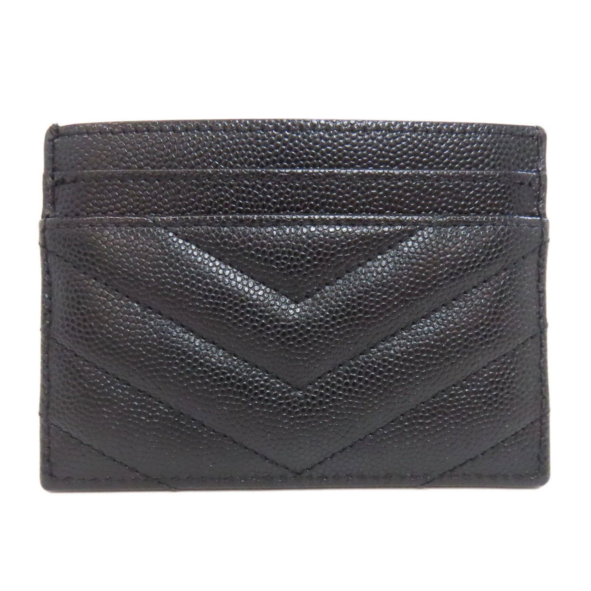 Yves Saint Laurent Yves Saint Laurent Business Card Holder/Card Case Leather Women's Size ONE SIZE - 2 Thumbnail