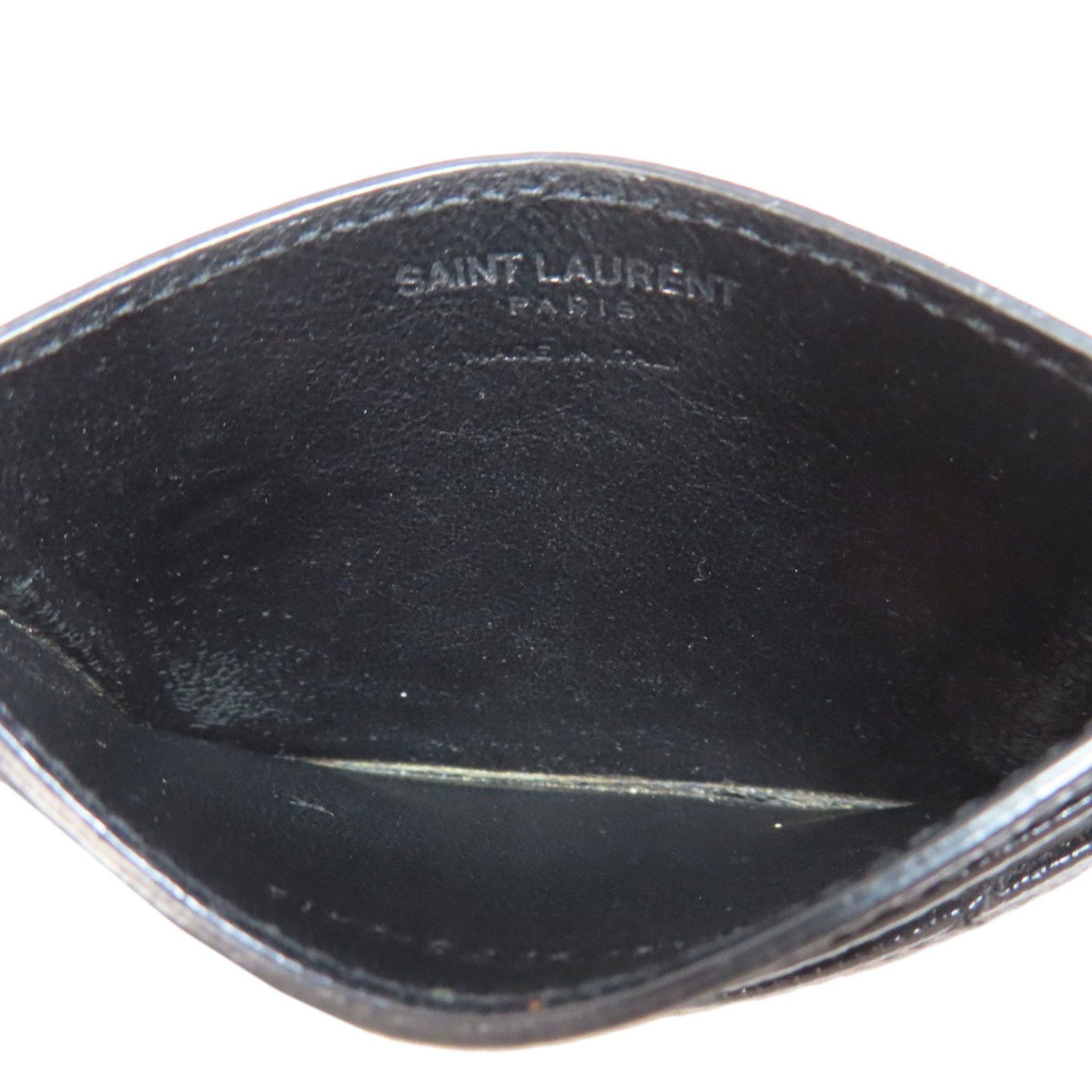Yves Saint Laurent Yves Saint Laurent Business Card Holder/Card Case Leather Women's Size ONE SIZE - 4 Thumbnail
