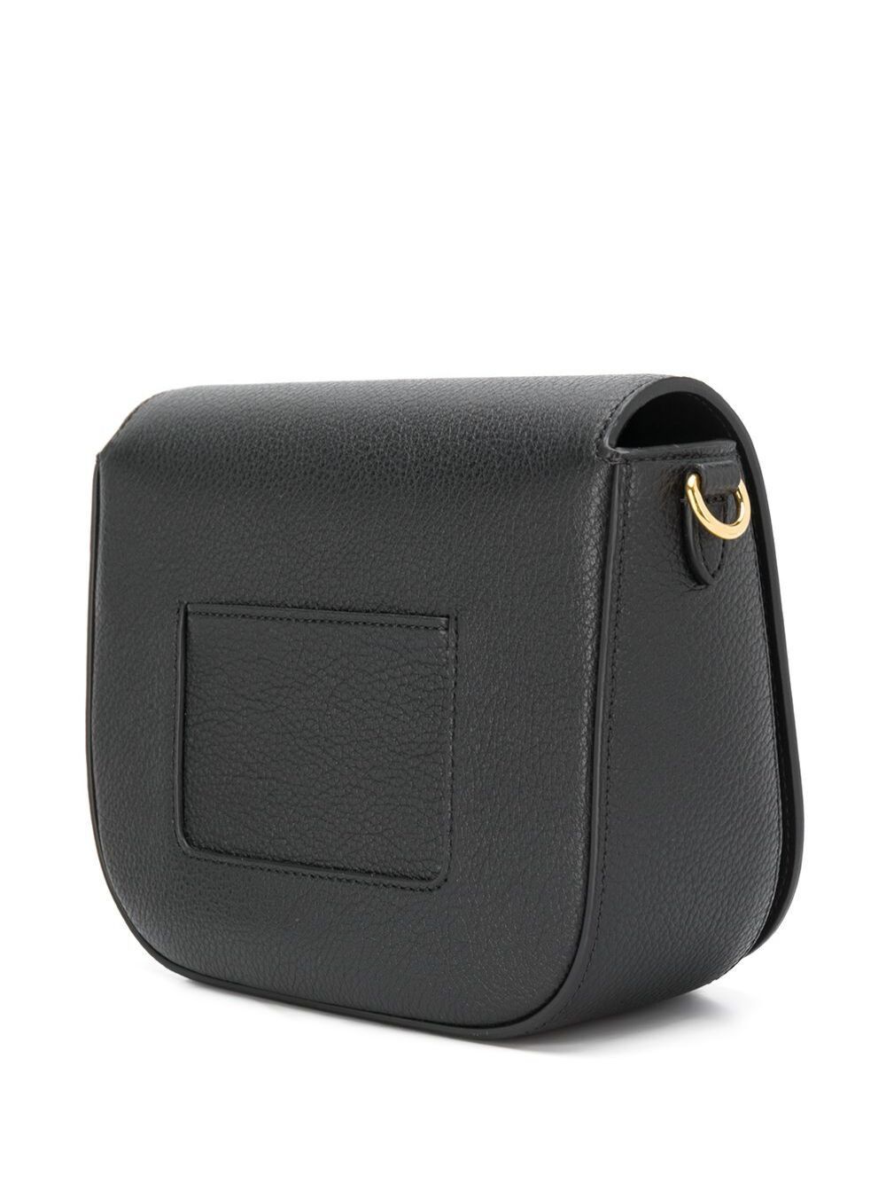 Mulberry 'Darley' Black Crossbody Bag with Adjustable and Removable Shoulder Strap and Turn-Lock Closure in Grained Leather Woman Size ONE SIZE - 2 Thumbnail