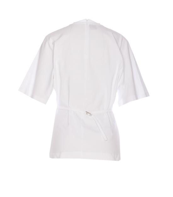 Pinko PINKO Women Sweater 105217 A2M2Z04 White Size XS / US 0-2 / IT 36-38 - 2 Thumbnail