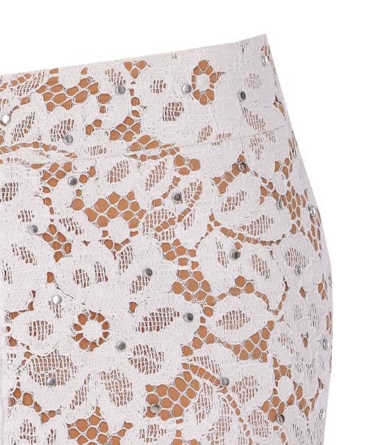 Michael Kors MICHAEL KORS Women Mid Skirts MS570HIGTA 100 White Size 25" / US 0 / IT 36 - 4 Thumbnail