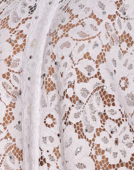 Michael Kors MICHAEL KORS Women Shirts MS540SXGTA 100 White Size XS / US 0-2 / IT 36-38 - 3 Thumbnail